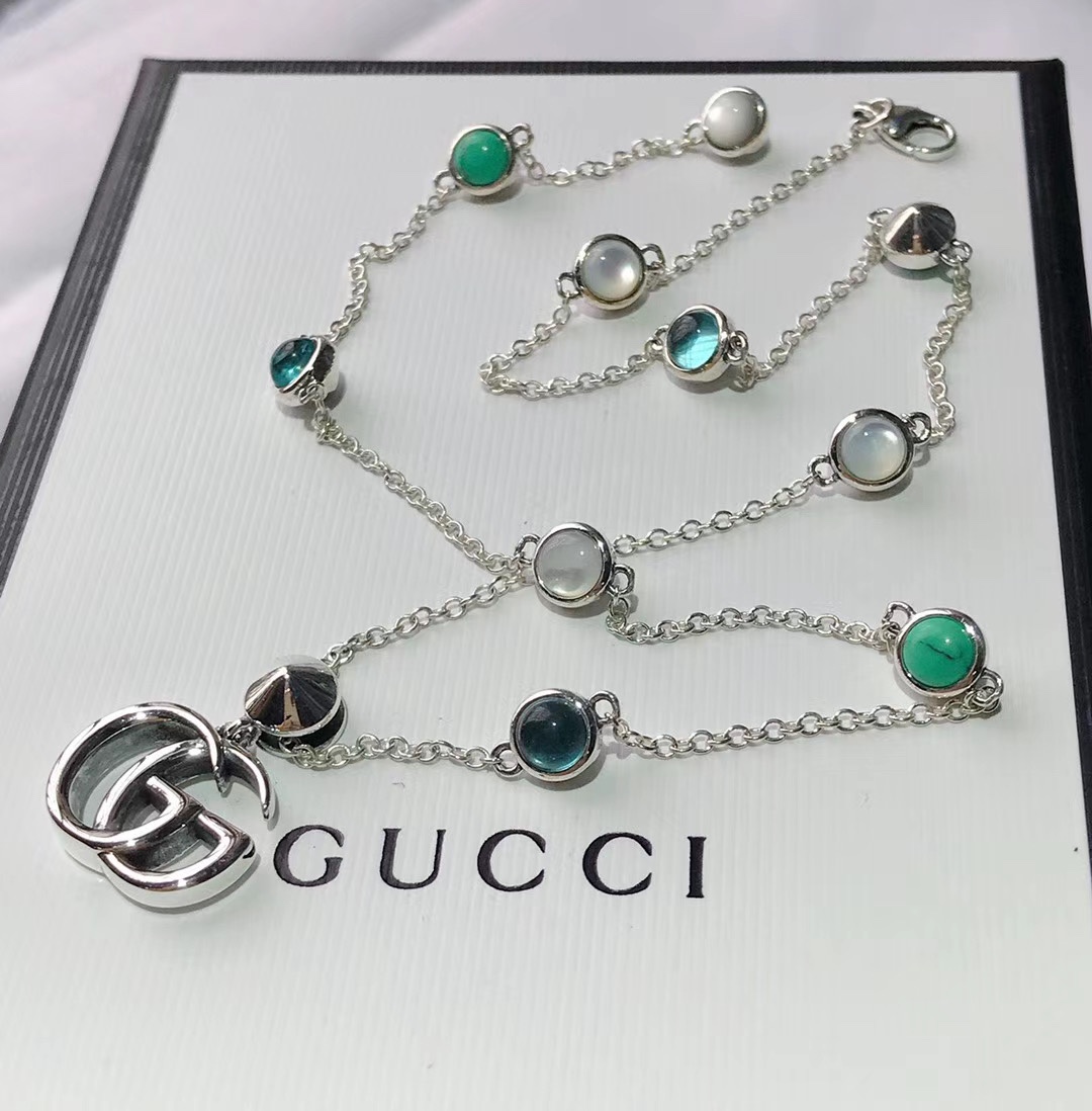 【GUCCI】ネックレス、新しいネックレス万能シンプルファッションオーナメント