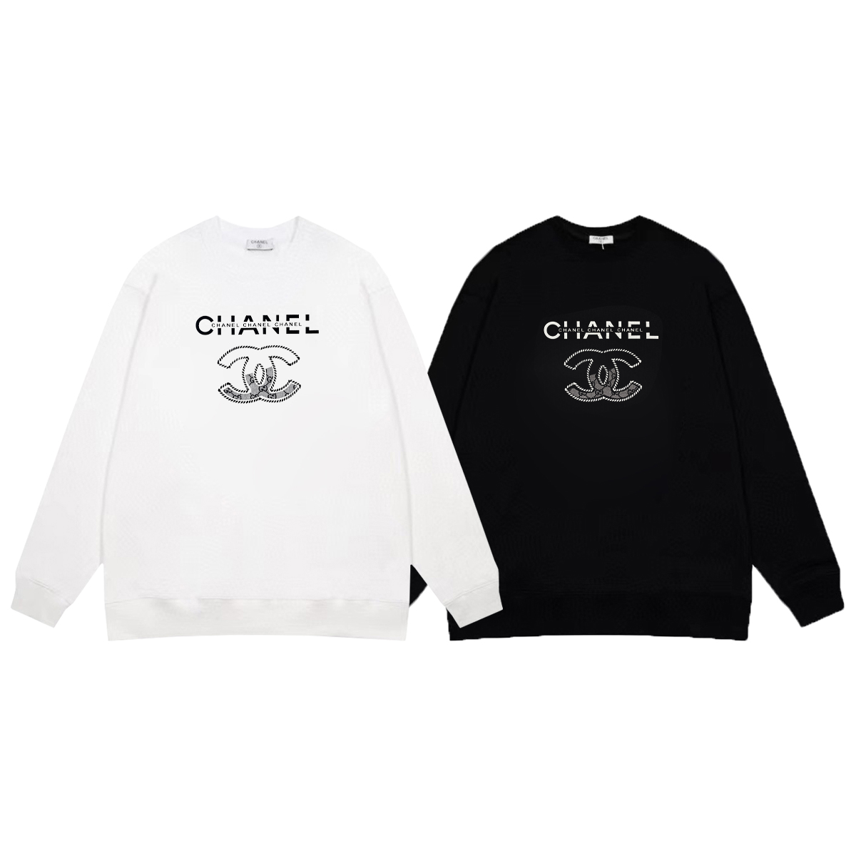【CHANEL 公式旗艦店】シャネル  丸首の衛衣  スウェットご好評に付き再入荷！