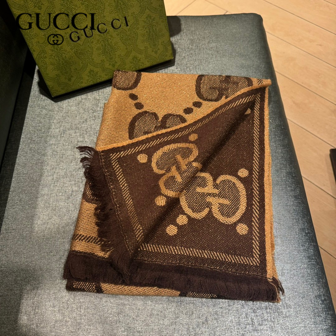 【GUCCI グッチ】スカーフ45*195CM