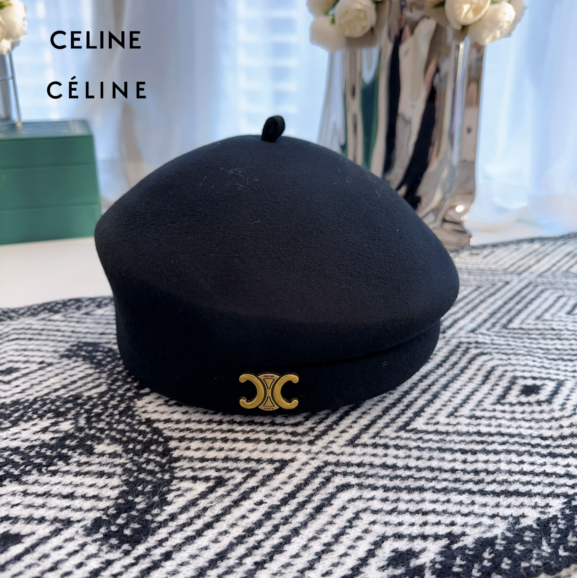 (CELINE)  セリーヌ ベレー帽