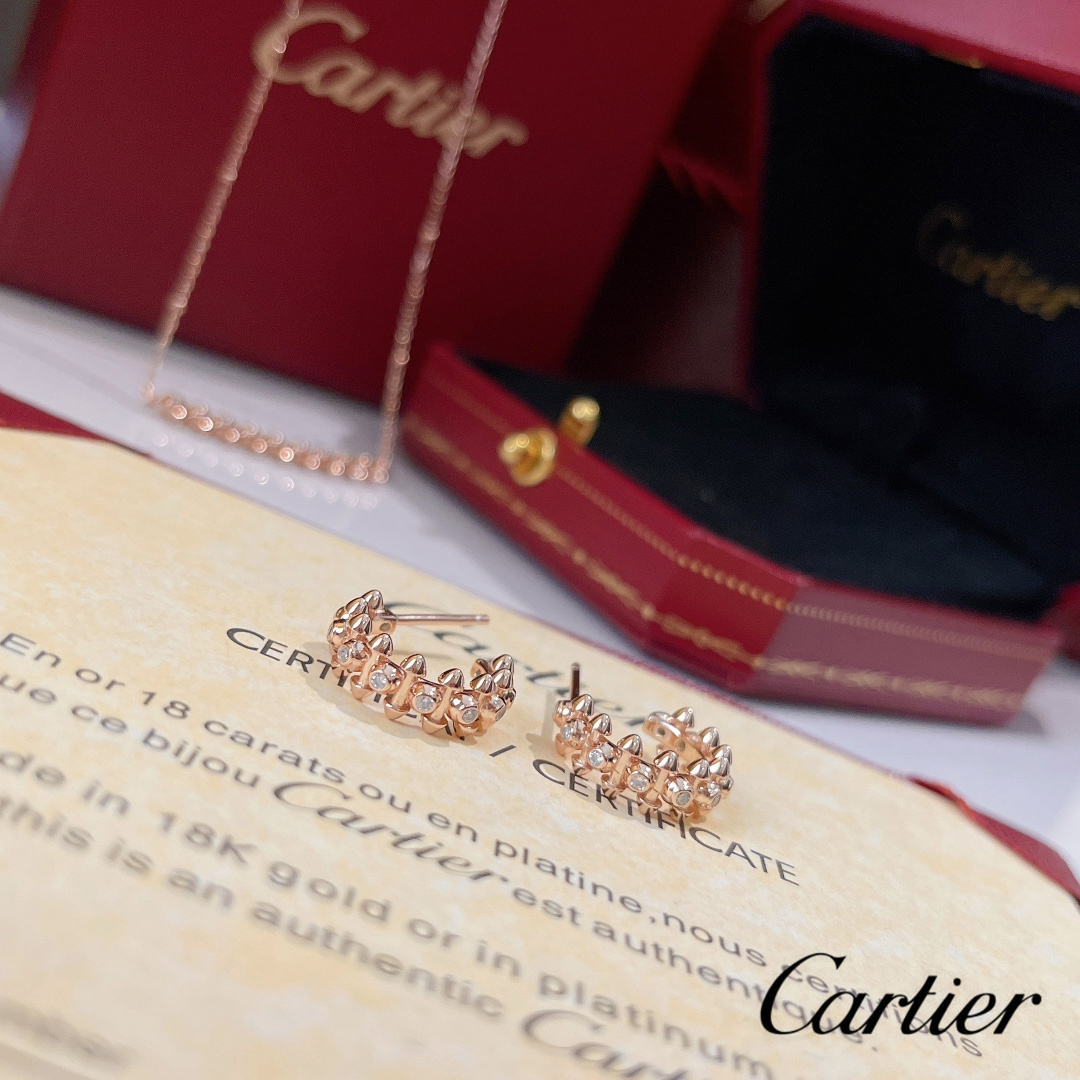 【Cartier】カルティエ ファッションスタイルのイヤリング