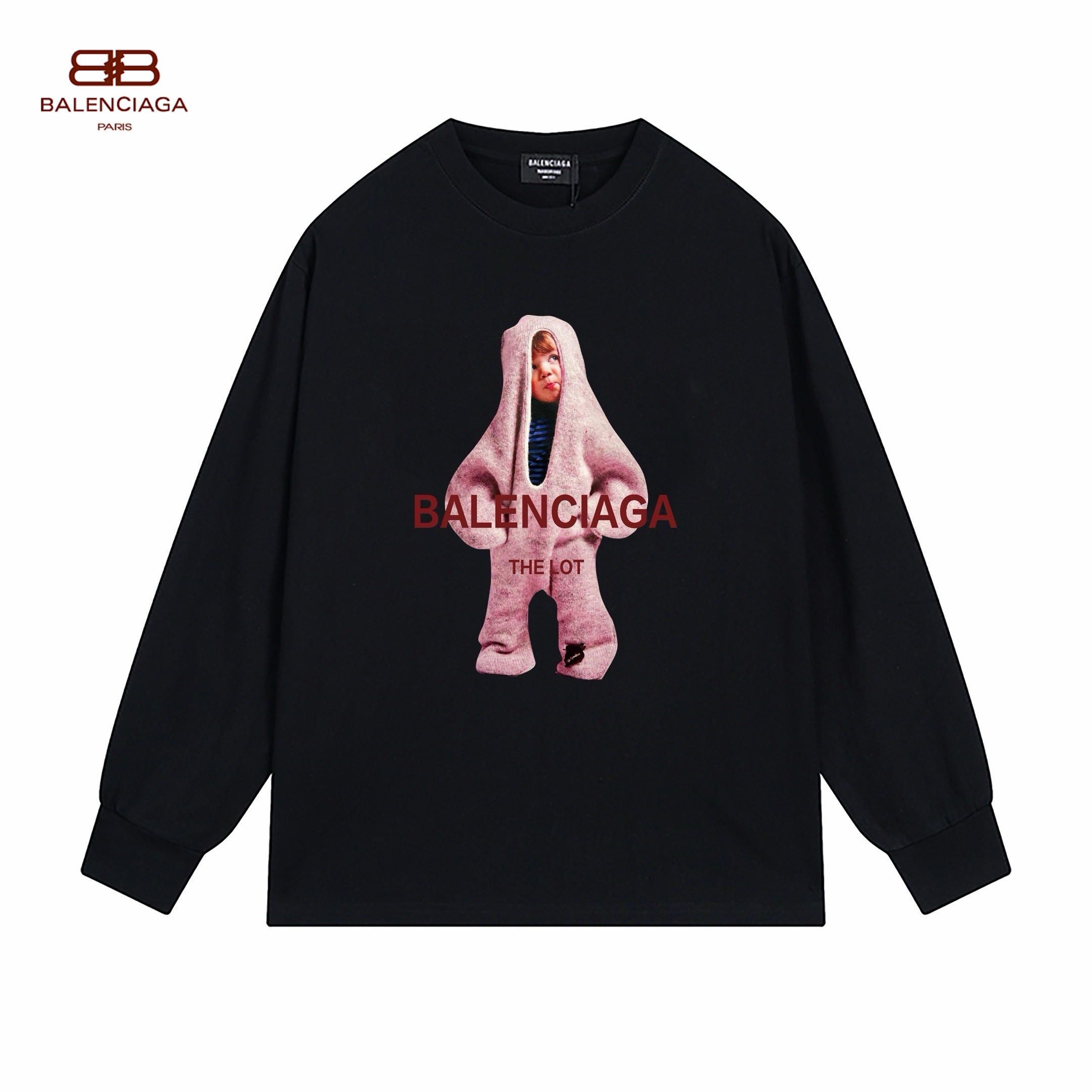 【BALENCIAGA  公式旗艦店】バレンシアガ  丸首の衛衣 スウェットご好評に付き再入荷！