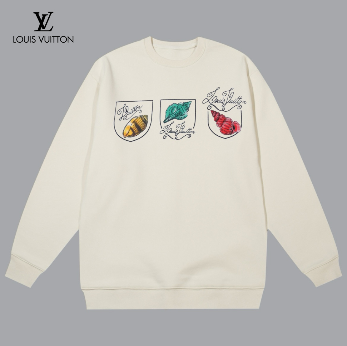 【LOUIS VUITTON  公式旗艦店】ルイヴィトン 丸首の衛衣 スウェットご好評に付き再入荷！