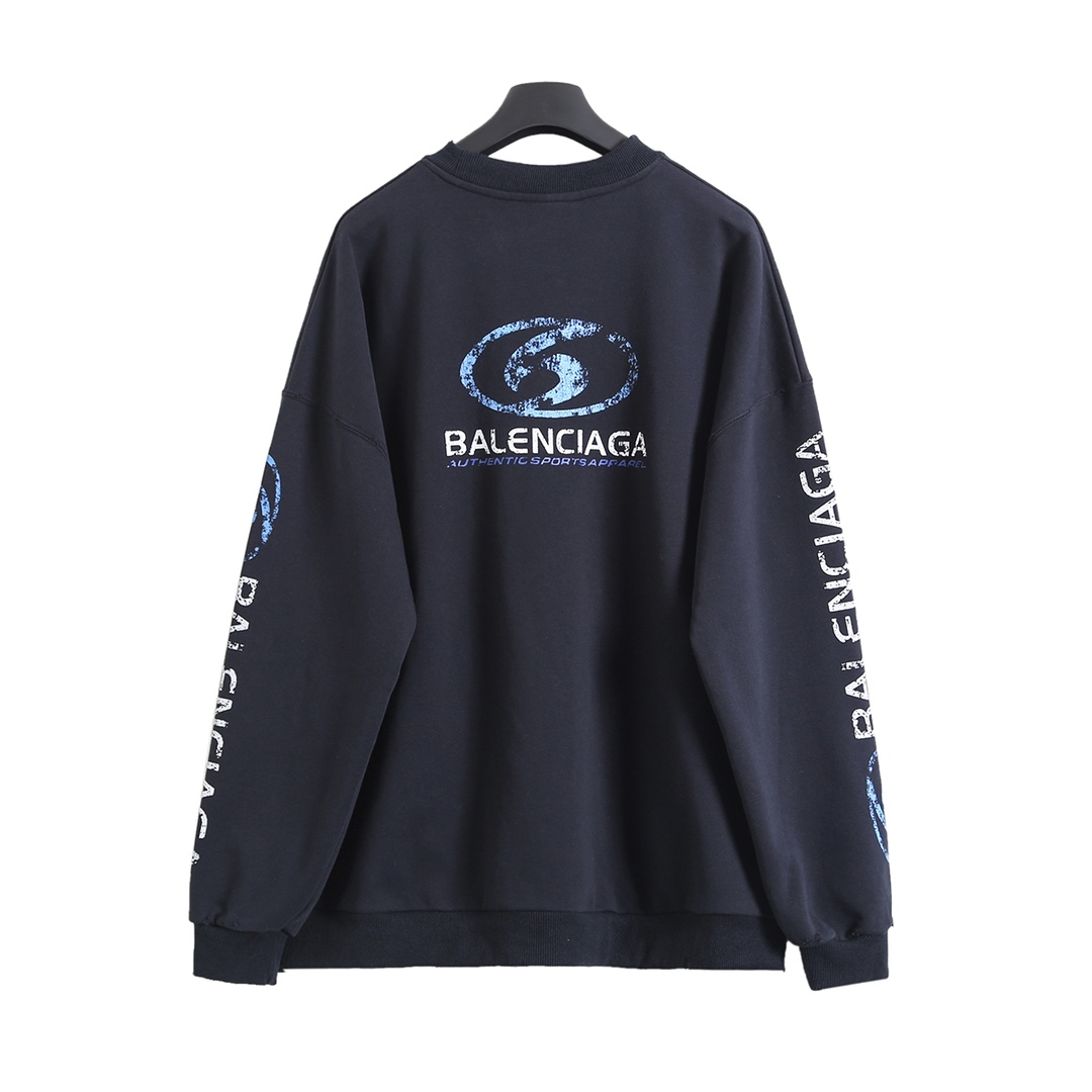 【BALENCIAGA 公式旗艦店】バレンシアガ 丸首の衛衣 スウェット ご好評に付き再入荷！