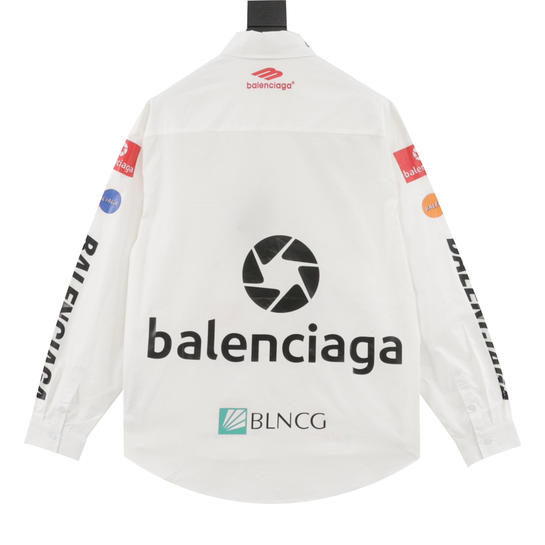 【BALENCIAGA 公式旗艦店】バレンシアガ  シャツ   ご好評に付き再入荷！