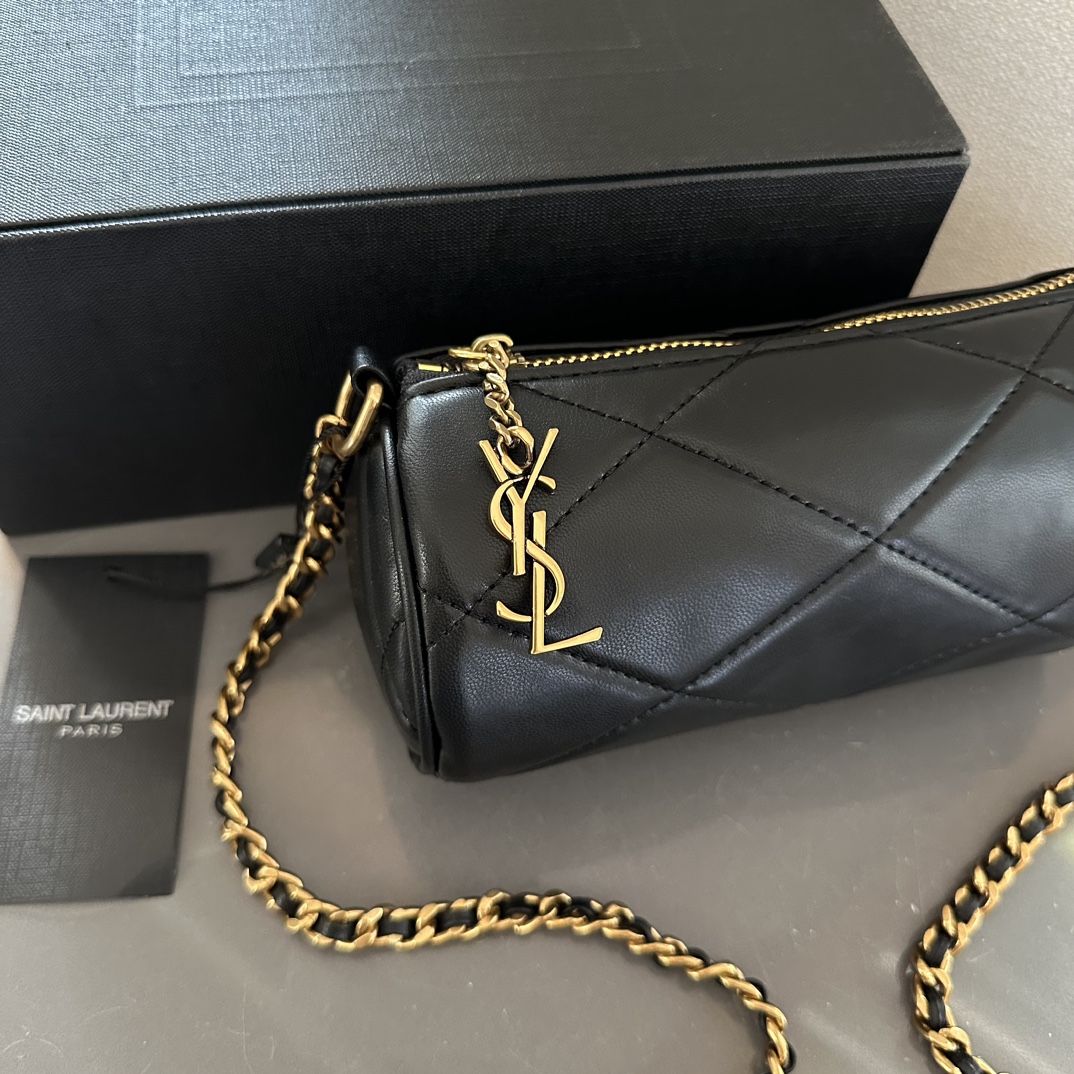 【YSL SAINT LAURENT 公式旗艦店】サンローラン   斜めがけバッグ 当日出荷 好評に付き再入荷！20*10CM  1240722