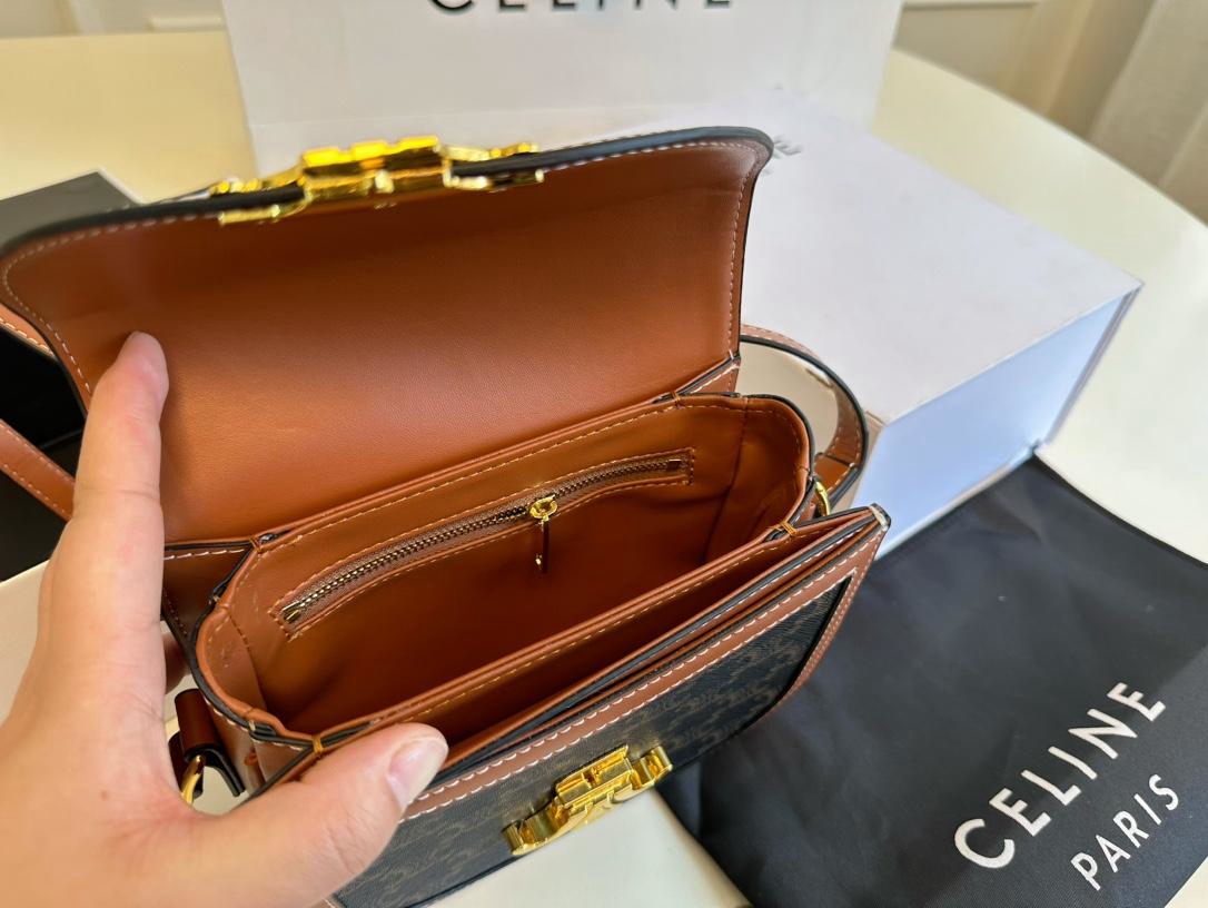 【CELINE 公式旗艦店】セリーヌ 斜めがけバッグ 当日出荷 好評に付き再入荷！18*16CM  1240722