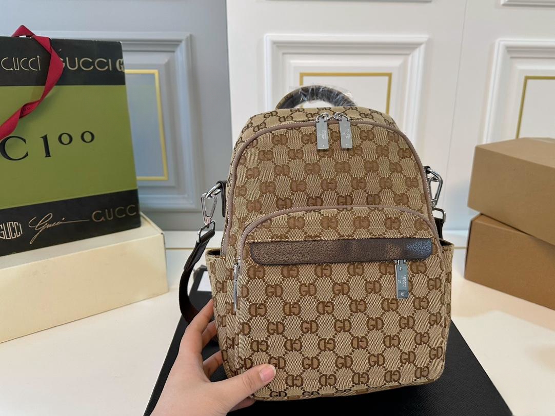 【GUCCI 公式旗艦店】グッチ リュックサック 当日出荷 好評に付き再入荷！22*30CM  240724