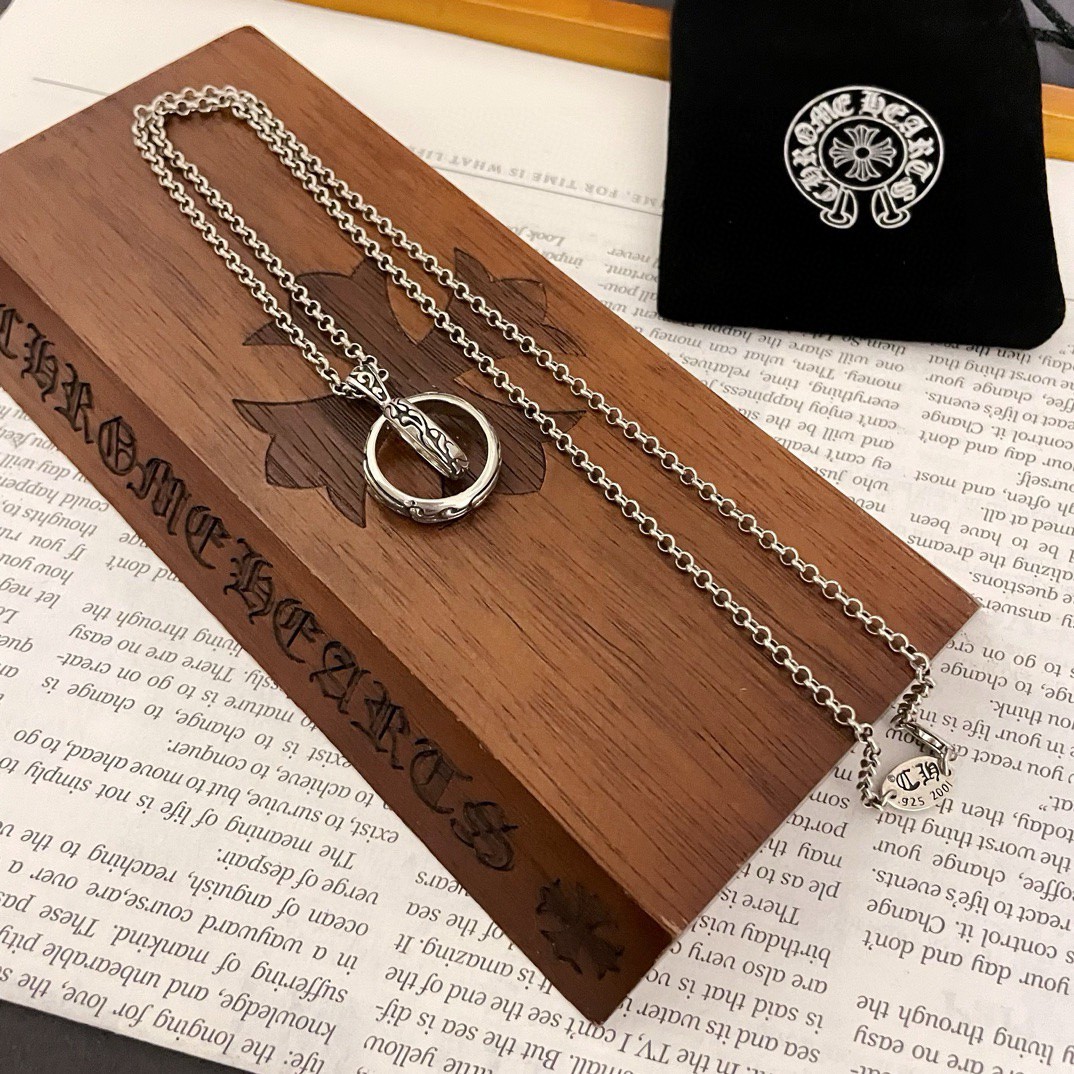 【CHROME HEARTS】ネックレス、新しいネックレス万能シンプルファッションオーナメント 240727