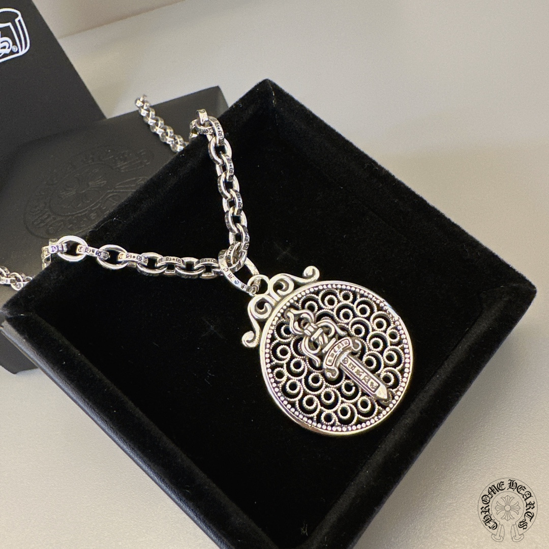 【CHROME HEARTS】ネックレス、新しいネックレス万能シンプルファッションオーナメント 240727