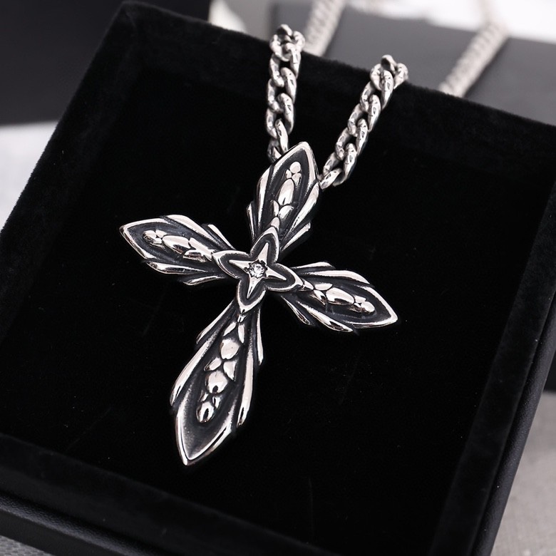 【CHROME HEARTS】ネックレス、新しいネックレス万能シンプルファッションオーナメント 240727