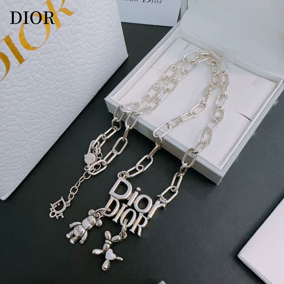 【DIOR】ネックレス、新しいネックレス万能シンプルファッションオーナメント 240730