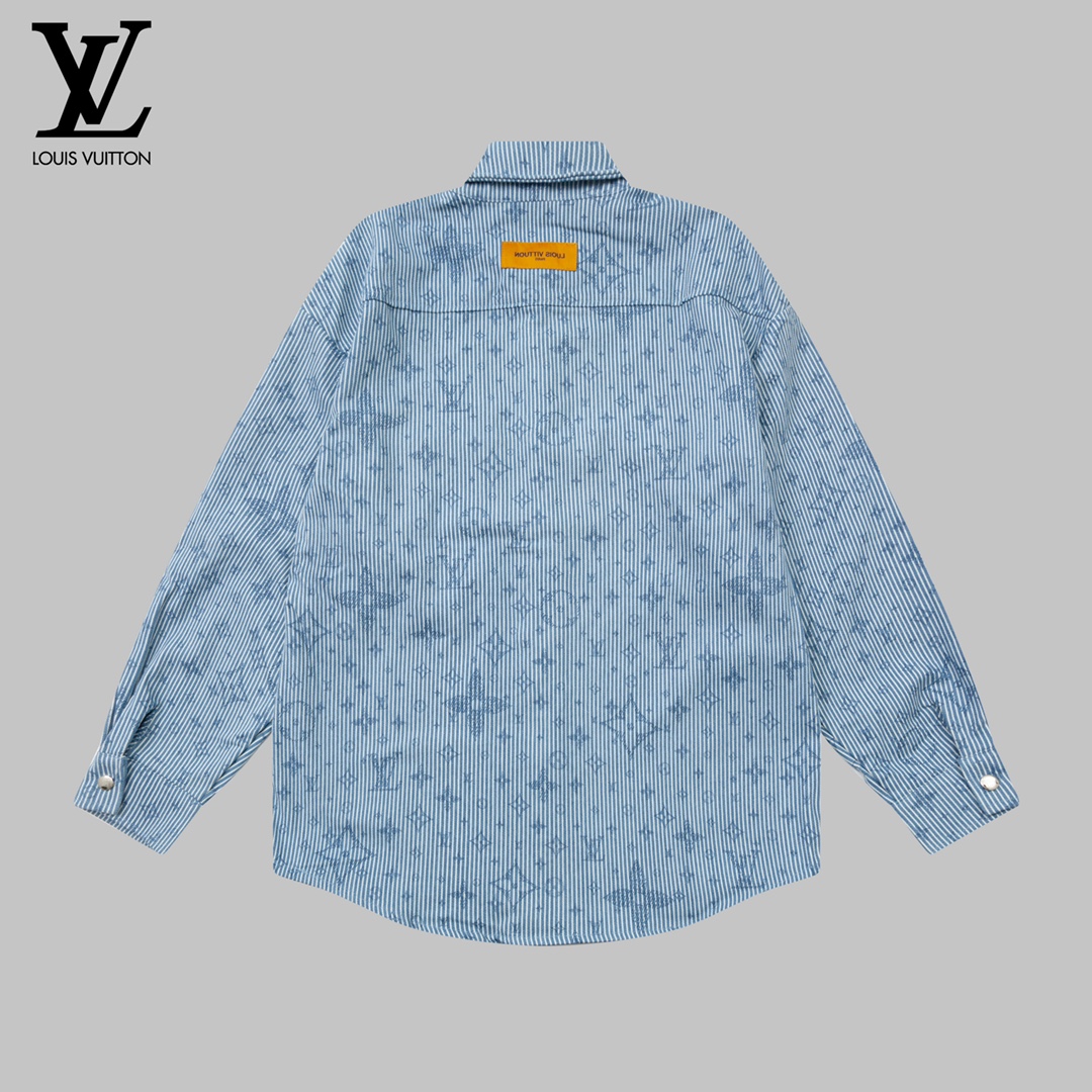【LOUIS VUITTON 公式旗艦店】ルイヴィトン  シャツ  ご好評に付き再入荷 240803