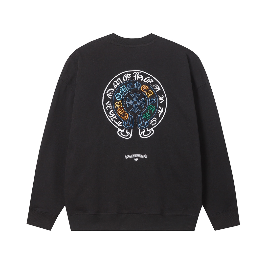 【CHROME HEARTS 公式旗艦店】クロムハーツ  丸首の衛衣  スウェットご好評に付き再入荷 240809