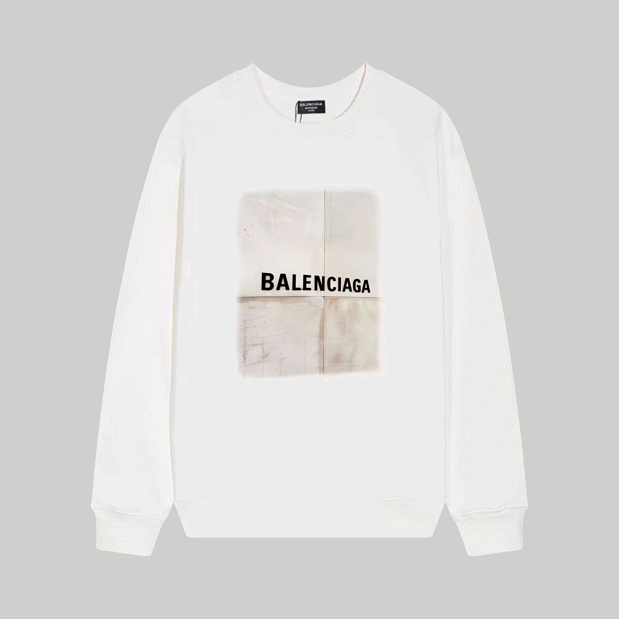 【BALENCIAGA 公式旗艦店】バレンシアガ 丸首の衛衣 スウェット ご好評に付き再入荷 240809