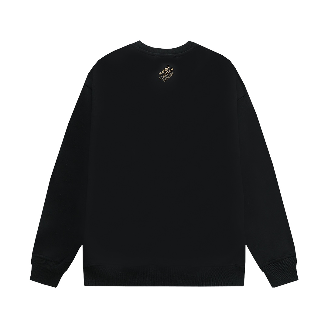 【LOUIS VUITTON  公式旗艦店】ルイヴィトン 丸首の衛衣 スウェット ご好評に付き再入荷 240811