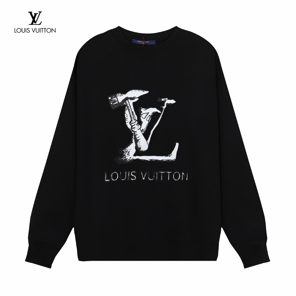【LOUIS VUITTON  公式旗艦店】ルイヴィトン 丸首の衛衣 スウェット ご好評に付き再入荷 240811