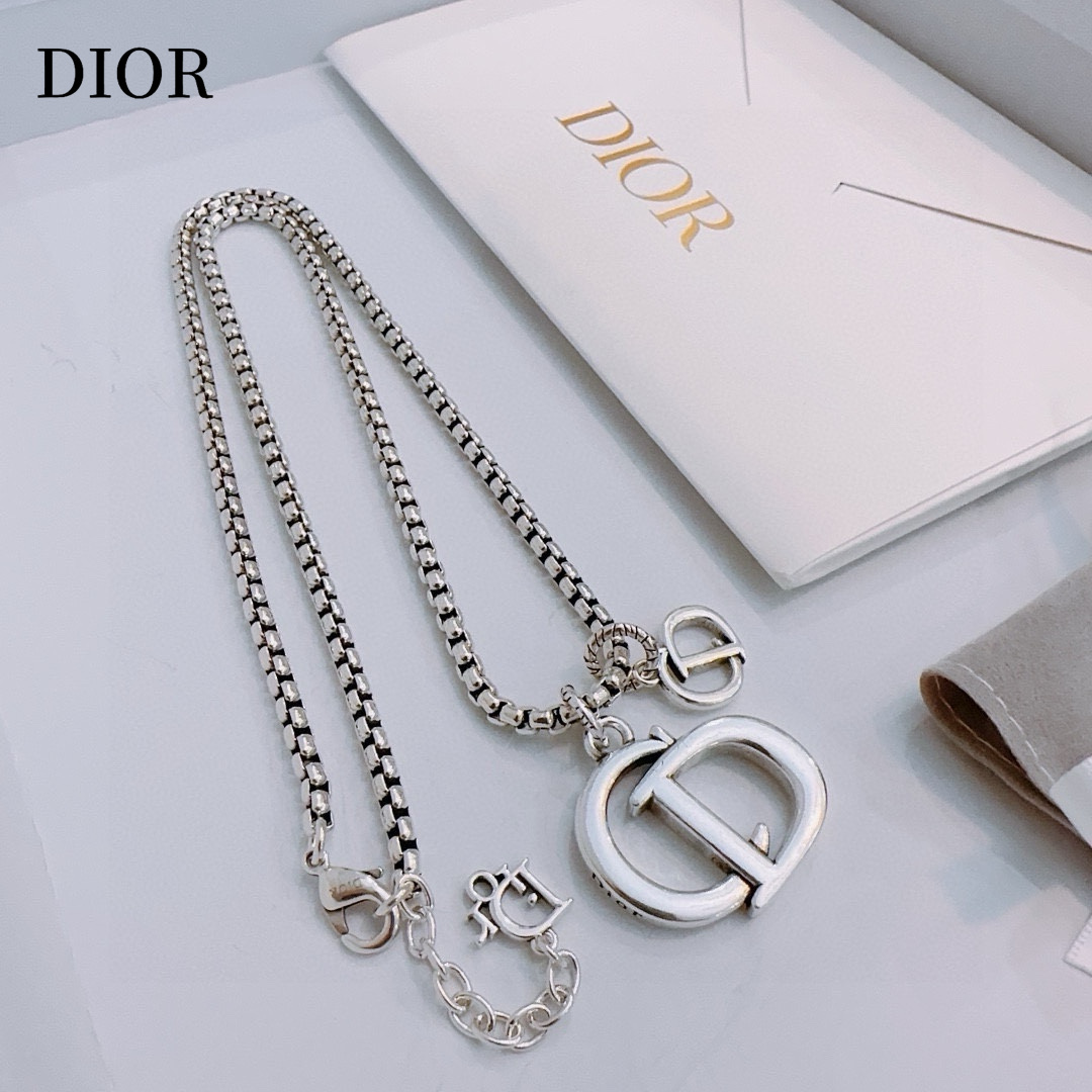 【DIOR】ネックレス、新しいネックレス万能シンプルファッションオーナメント240812