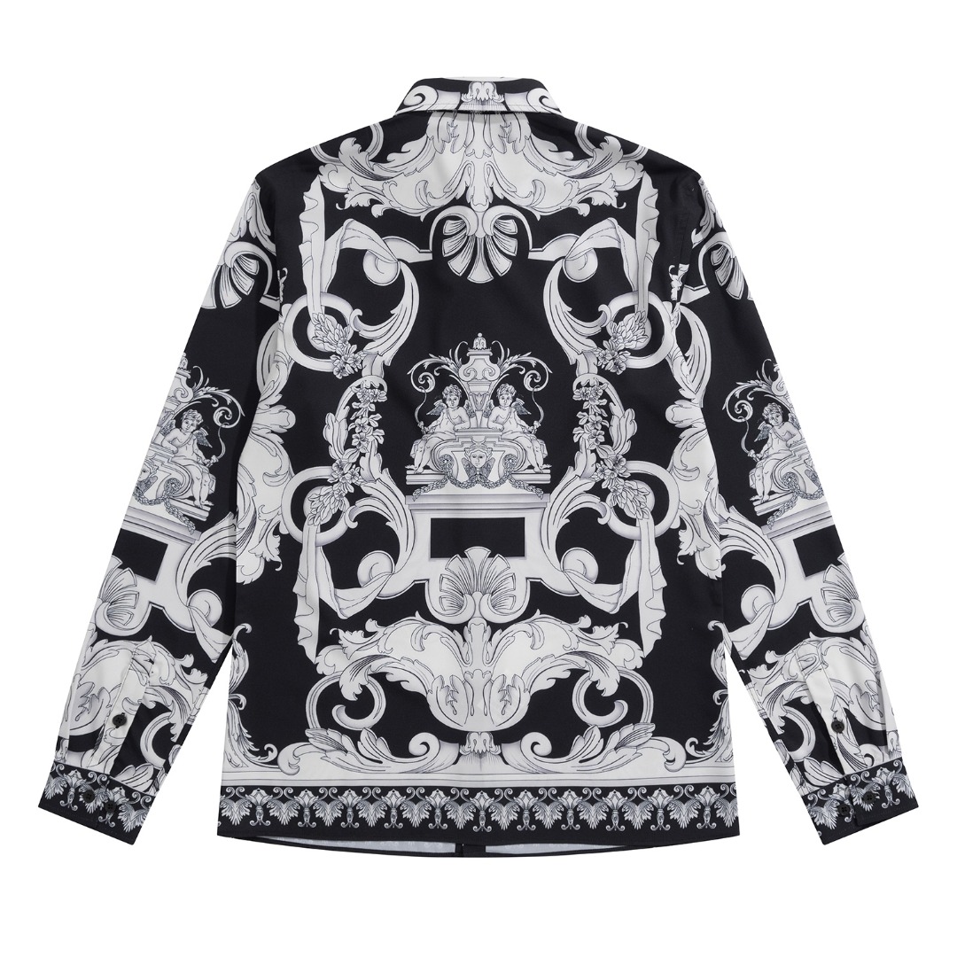 【VERSACE 公式旗艦店】ヴェルサーチ  シャツ  ご好評に付き再入荷  240831