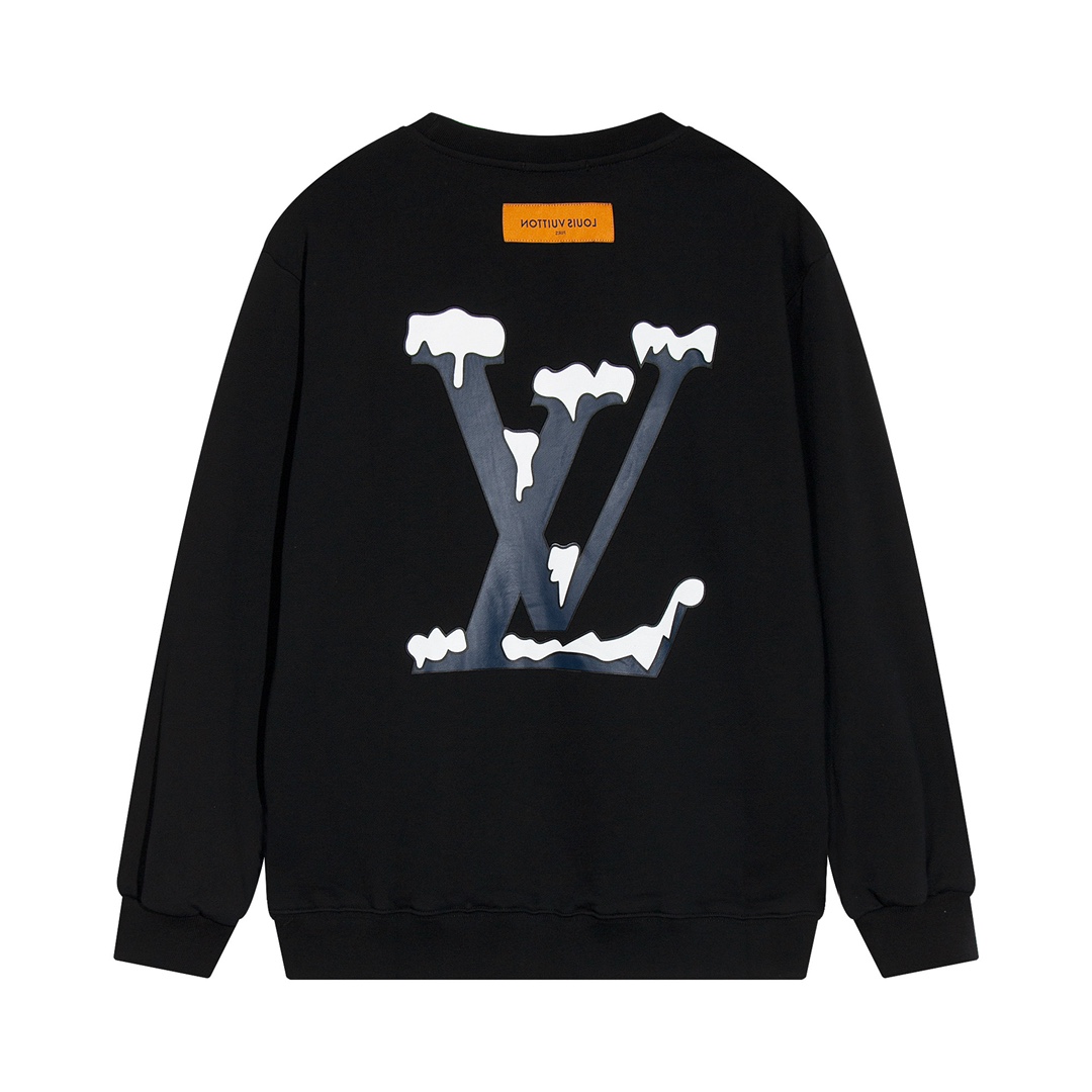 【LOUIS VUITTON  公式旗艦店】ルイヴィトン 丸首の衛衣 スウェット ご好評に付き再入荷  240902