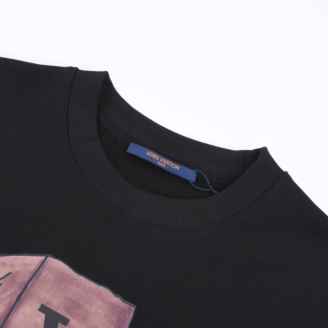 【LOUIS VUITTON  公式旗艦店】ルイヴィトン 丸首の衛衣 スウェット ご好評に付き再入荷  240902