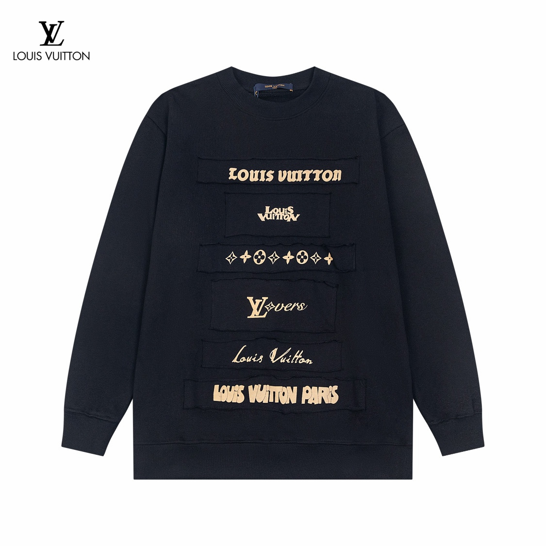 【LOUIS VUITTON  公式旗艦店】ルイヴィトン 丸首の衛衣 スウェット ご好評に付き再入荷  240902