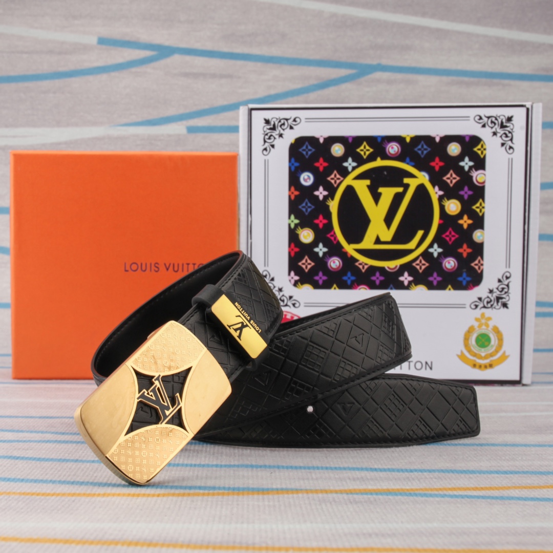 LV【LOUIS VUITTON】(ルイヴィトン) 3.8cmベルト メンズ  240903