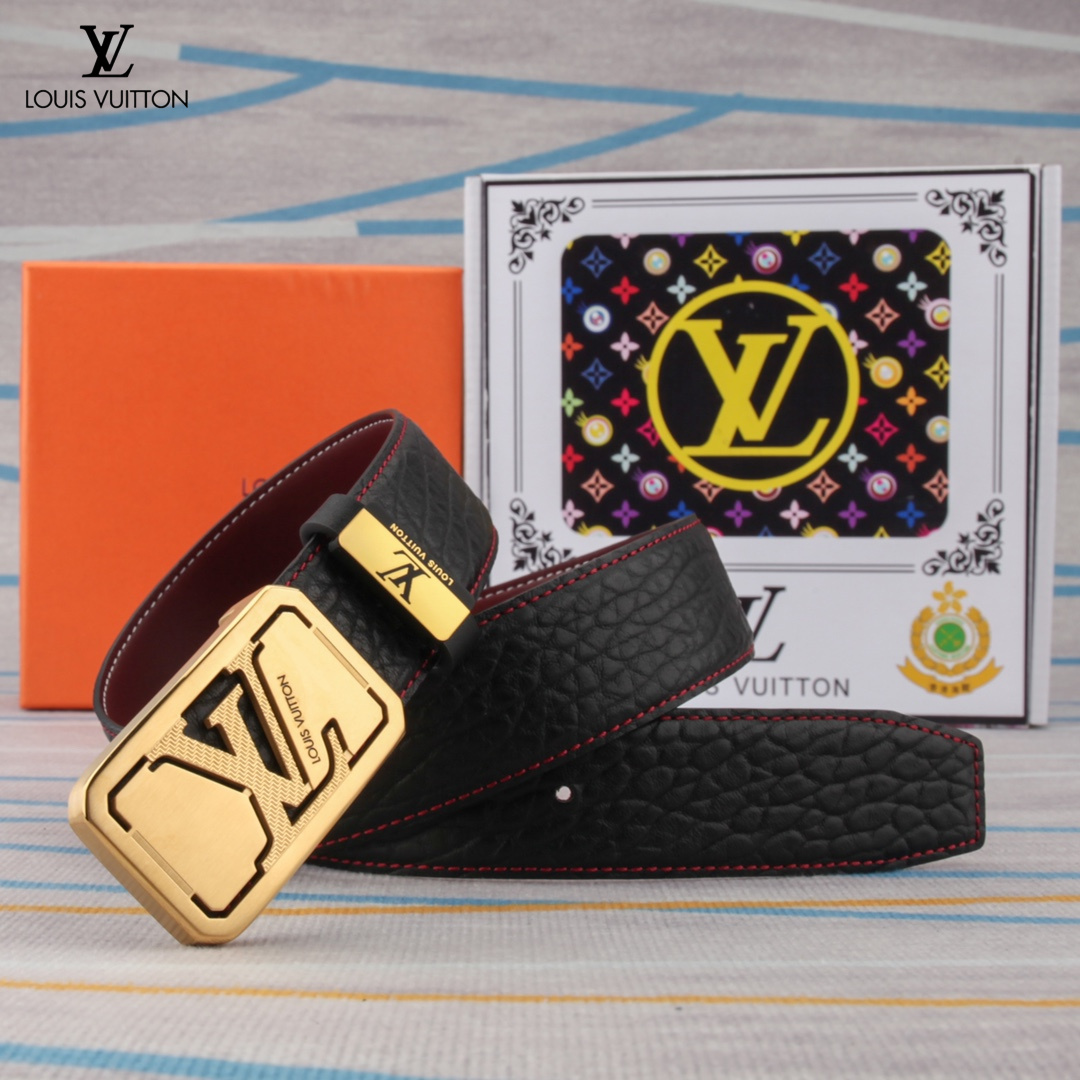 LV【LOUIS VUITTON】(ルイヴィトン) 3.8cmベルト メンズ  240903