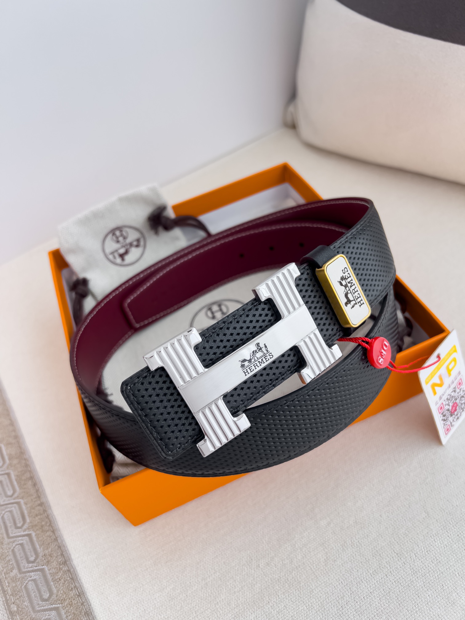 【Hermès】(エルメス) 3.8cmベルト メンズ 240903