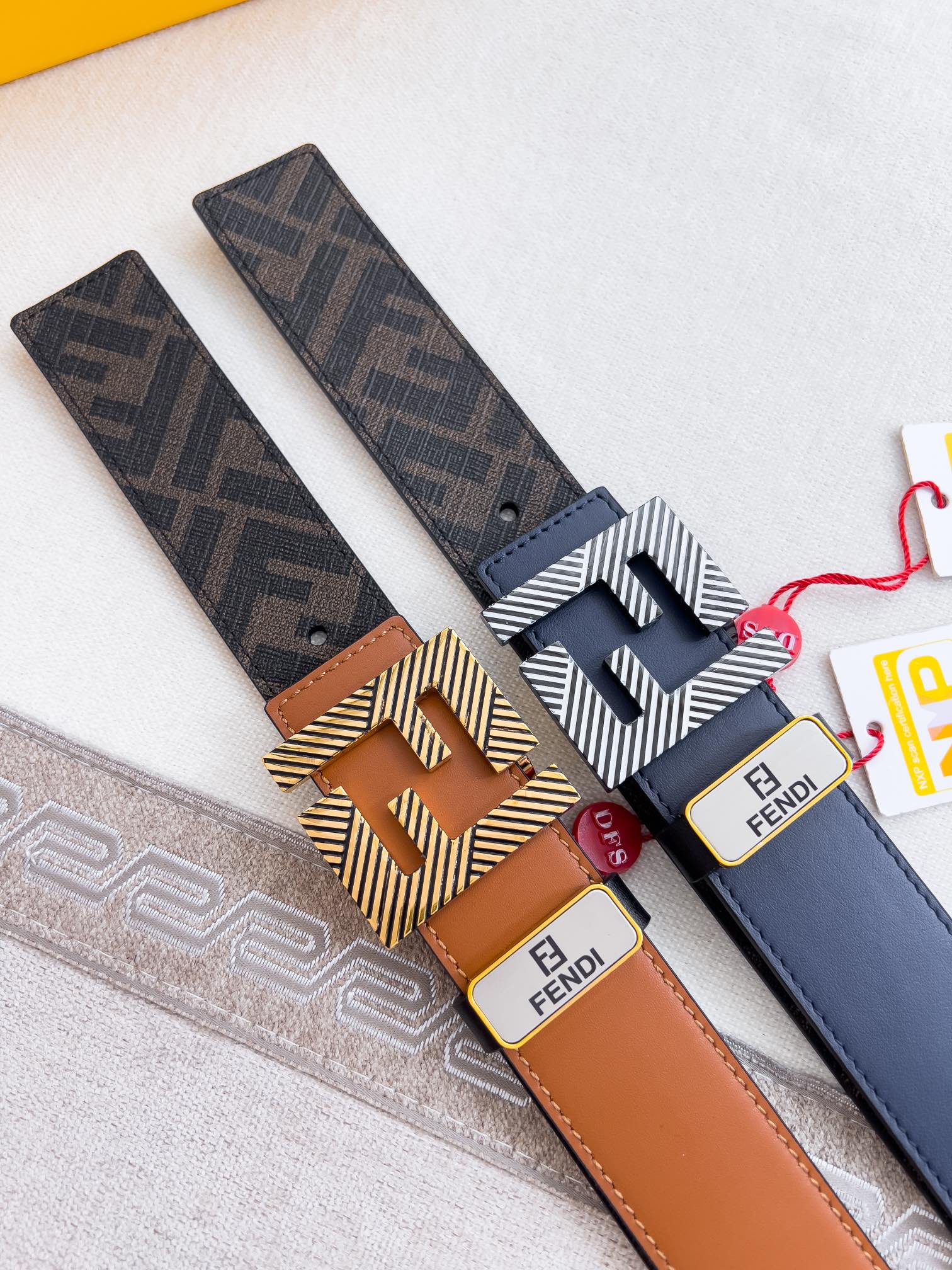 【FENDI】(フェンディ) 3.5cmベルト メンズ 240903