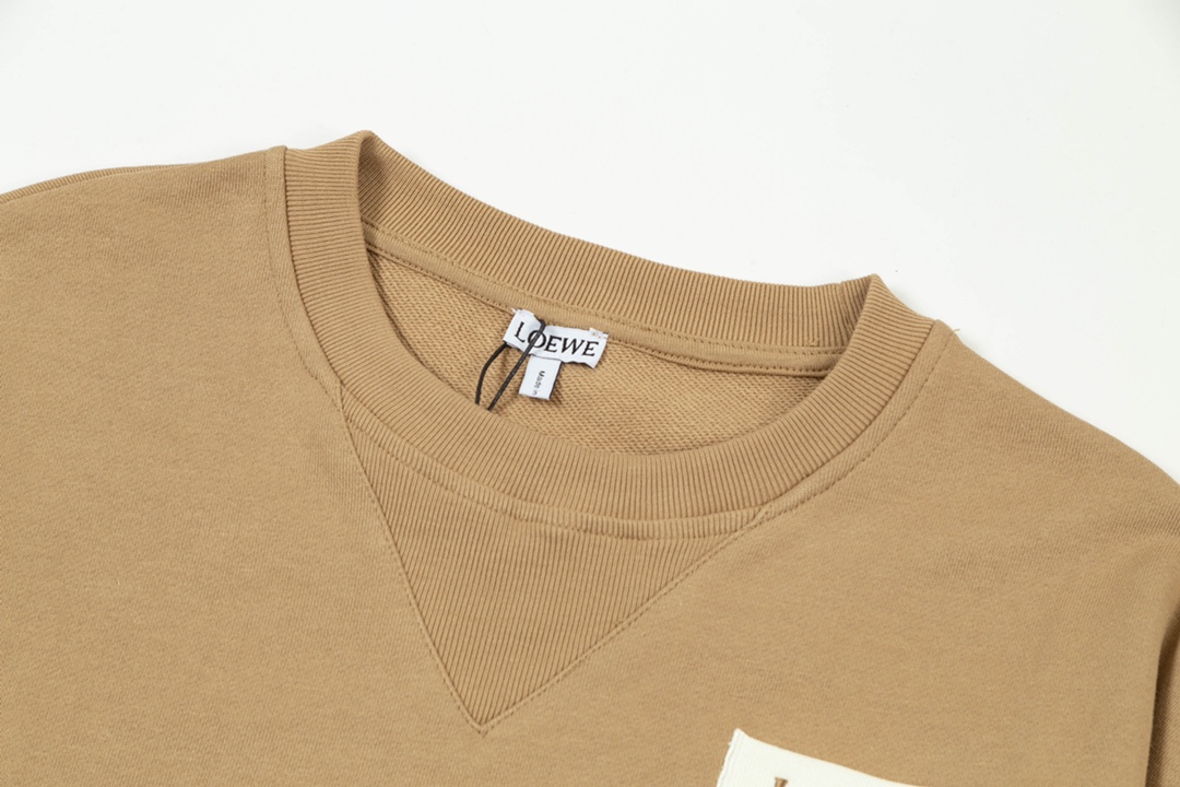 【LOEWE 公式旗艦店】ロエベ 丸首の衛衣 スウェット ご好評に付き再入荷 240925