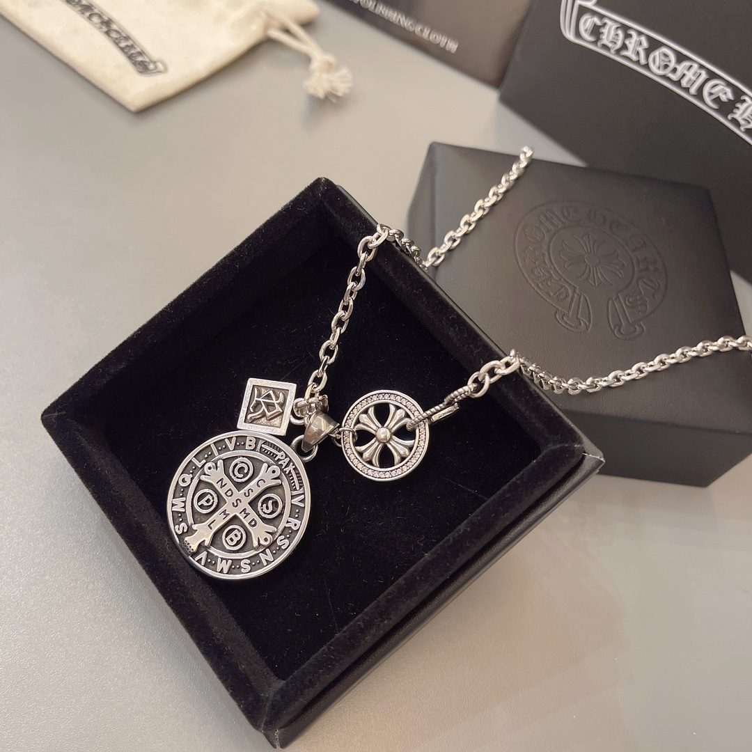 【CHROME HEARTS】ネックレス、新しいネックレス万能シンプルファッションオーナメント  241014