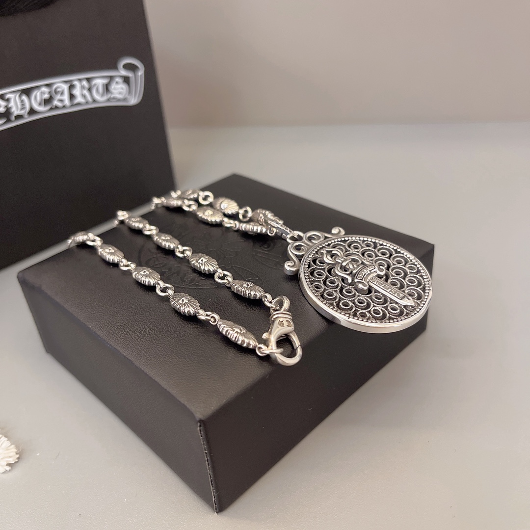 【CHROME HEARTS】ネックレス、新しいネックレス万能シンプルファッションオーナメント  241014