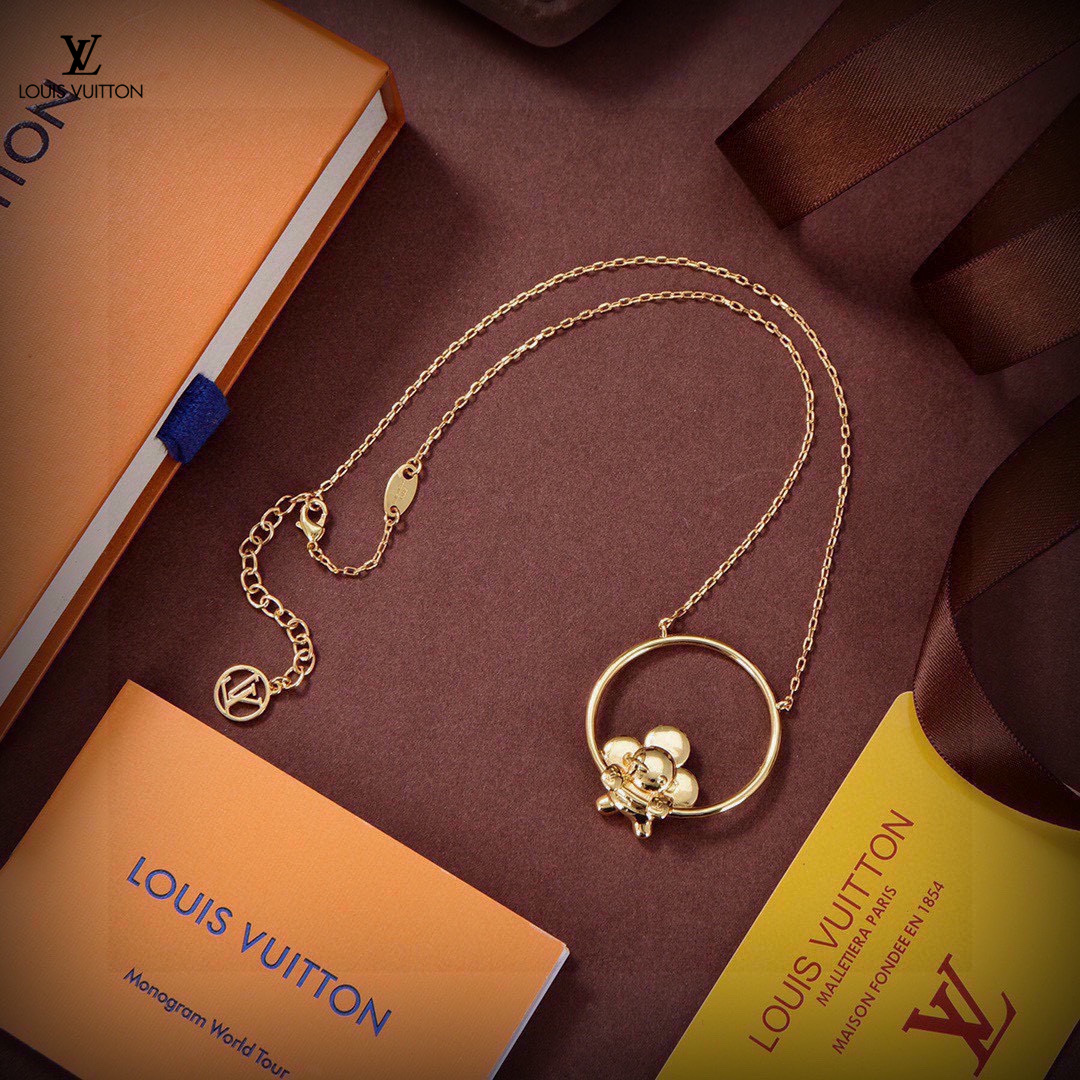 【LOUIS VUITTON】ネックレス、新しいネックレス万能シンプルファッションオーナメント241015