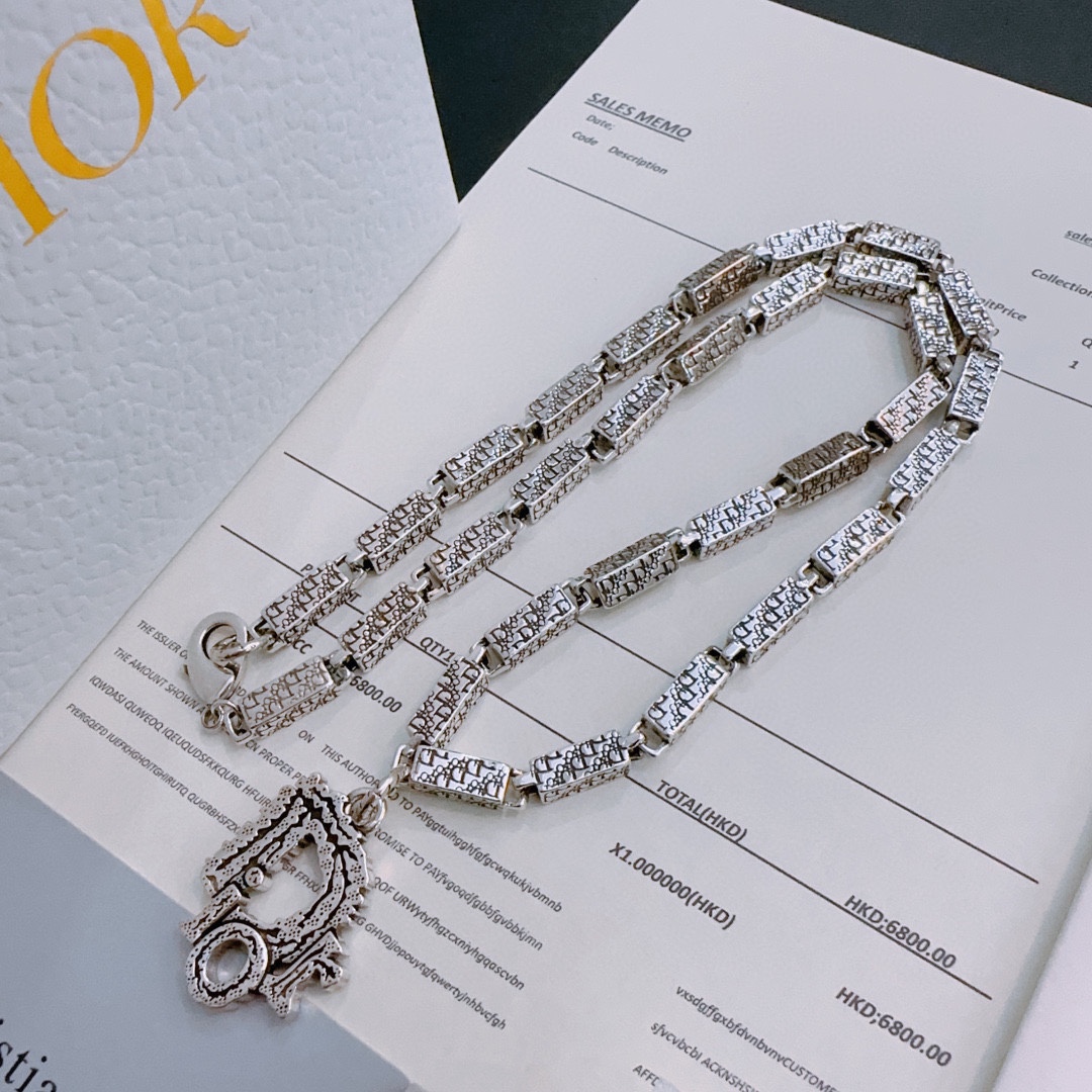【DIOR】ネックレス、新しいネックレス万能シンプルファッションオーナメント241015