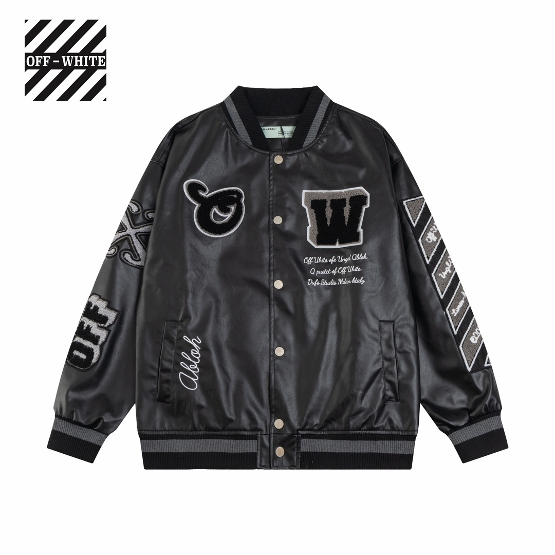【OFF-WHITE  公式旗艦店】オフホワイト  野球着  ジャケット着ご好評に付き再入荷！241023