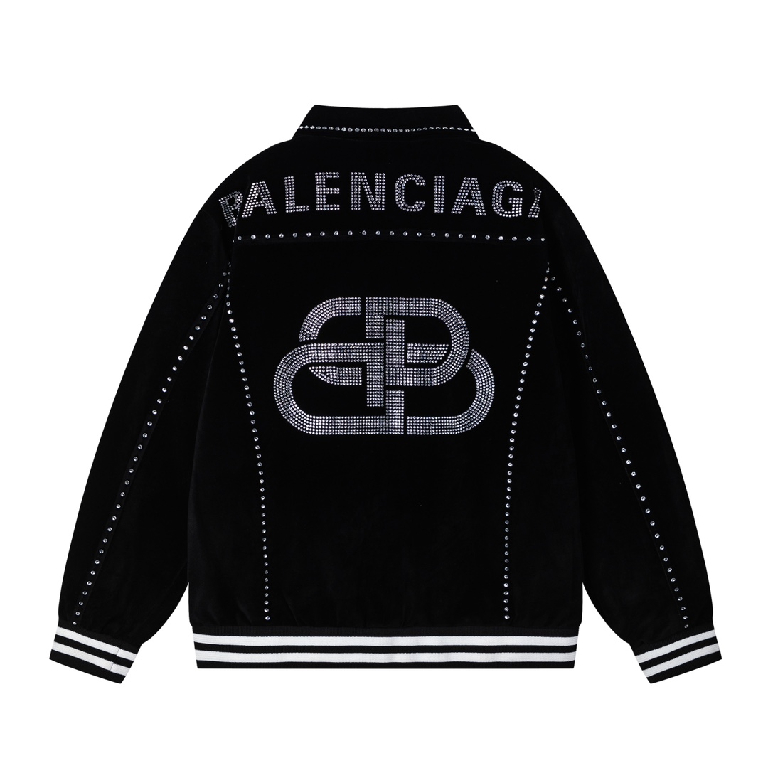 【BALENCIAGA  公式旗艦店】バレンシアガ   野球着 ジャケット着 好評に付き再入荷！241028