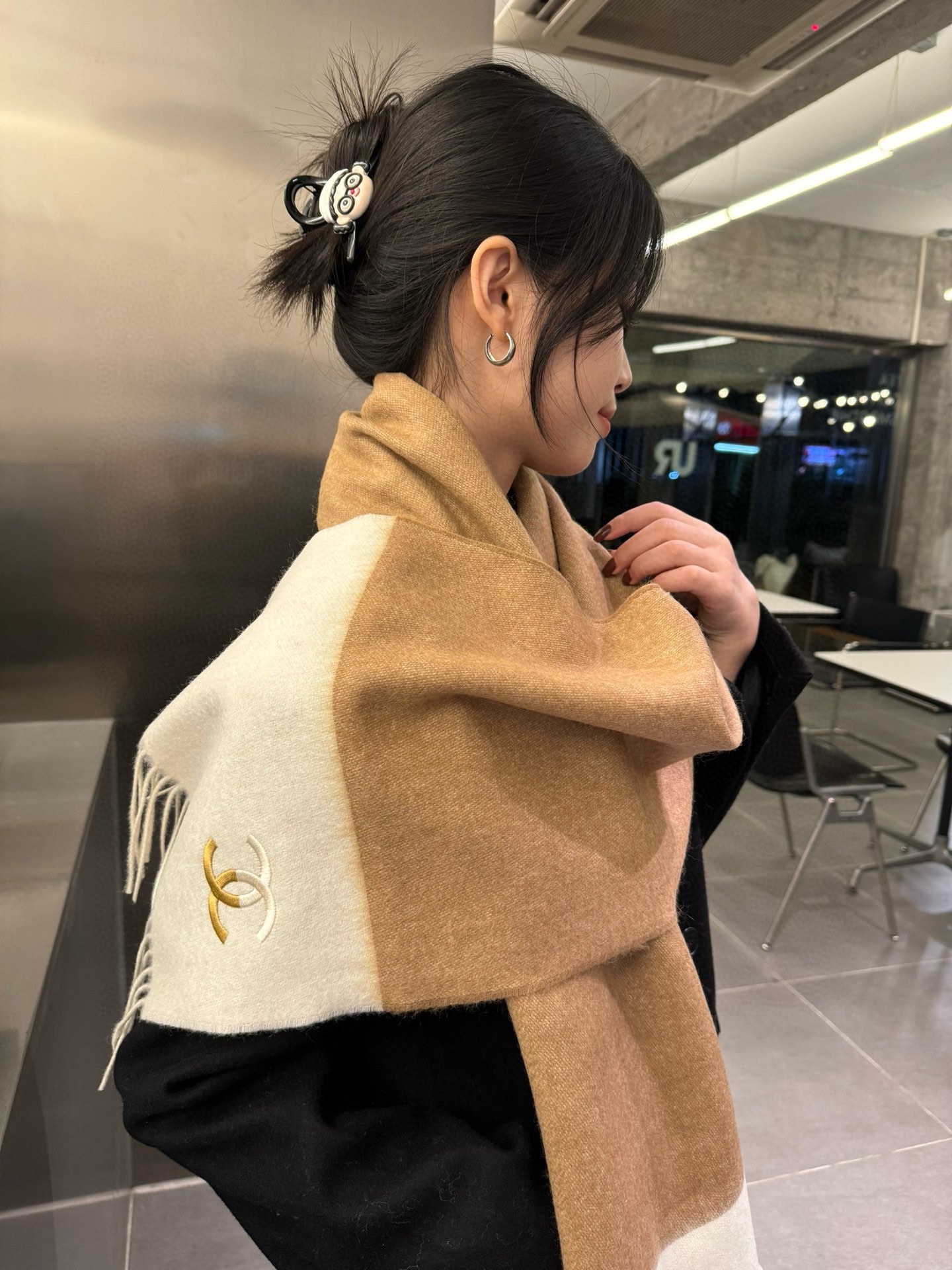 【CHANEL  シャネル 】スカーフ60*190CM 241107