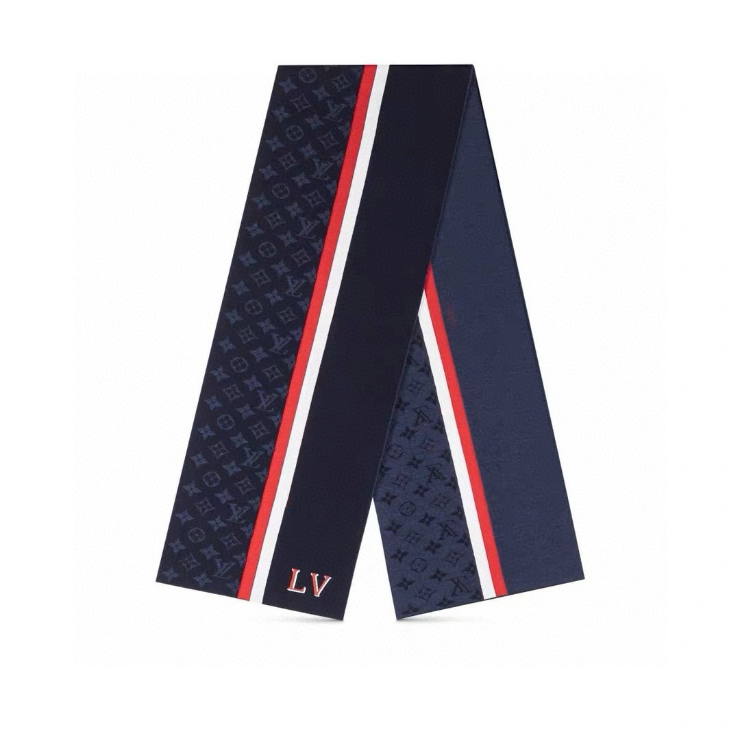 【LV LOUIS VUITTON ルイ·ヴィトン】 スカーフ 180*32cm  241107