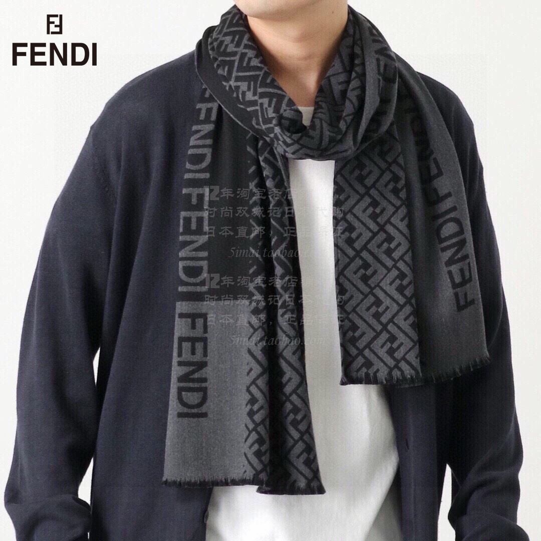 【FENDI  フェンディ】スカーフ180*32CM   241109