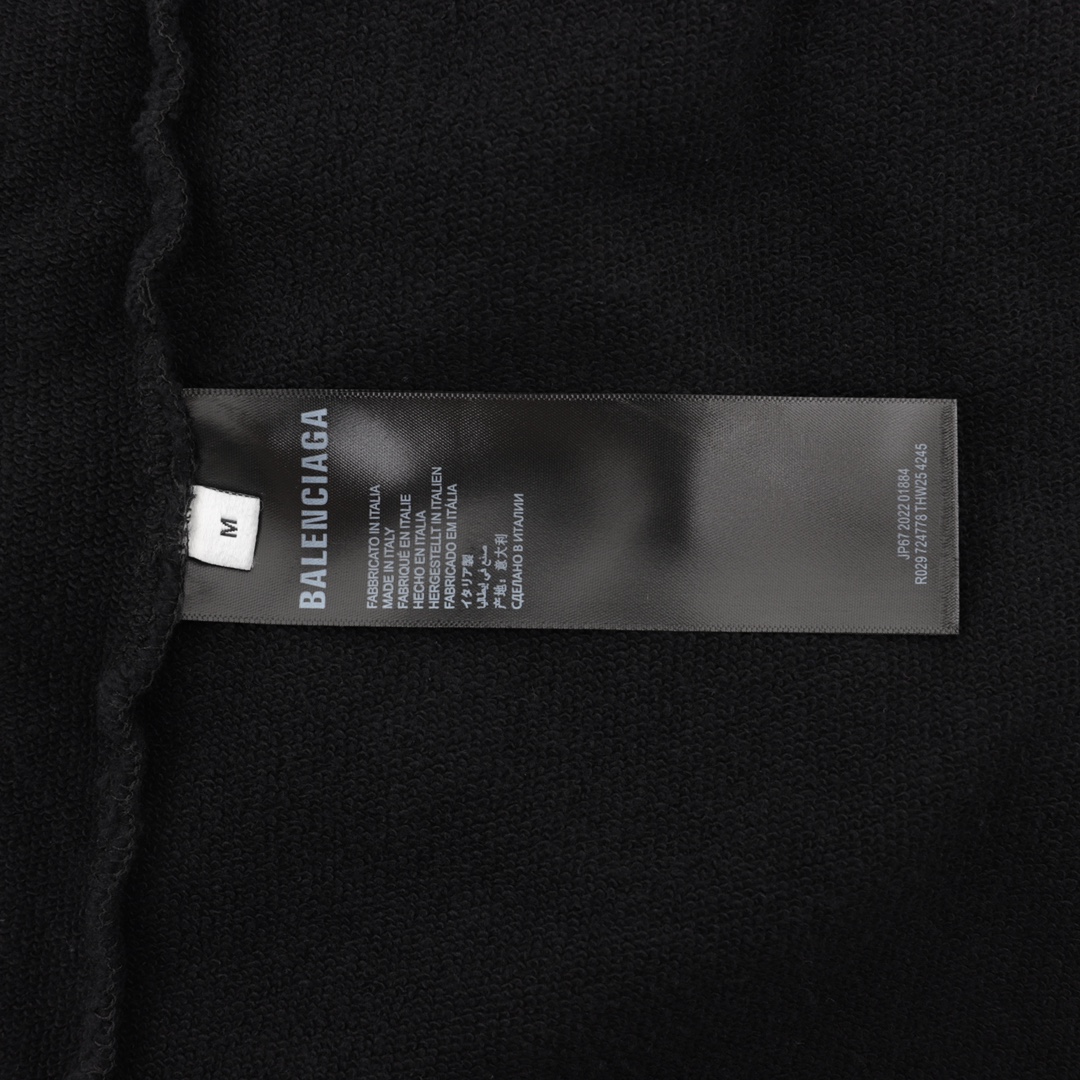 【BALENCIAGA  公式旗艦店】バレンシアガ  丸首の衛衣 スウェットご好評に付き再入荷！241114