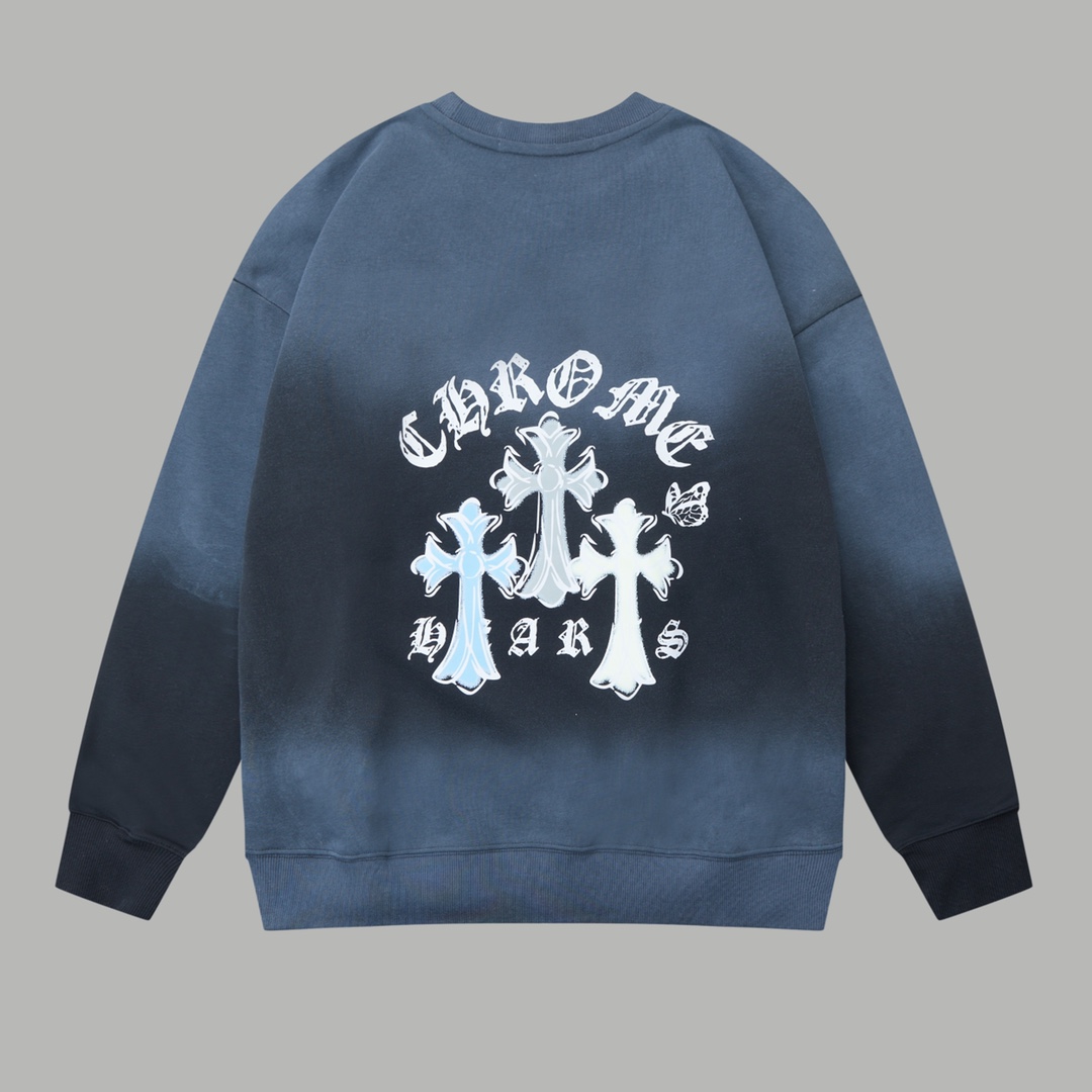 【CHROME HEARTS 公式旗艦店】クロムハーツ  丸首の衛衣 スウェット ご好評に付き再入荷240829