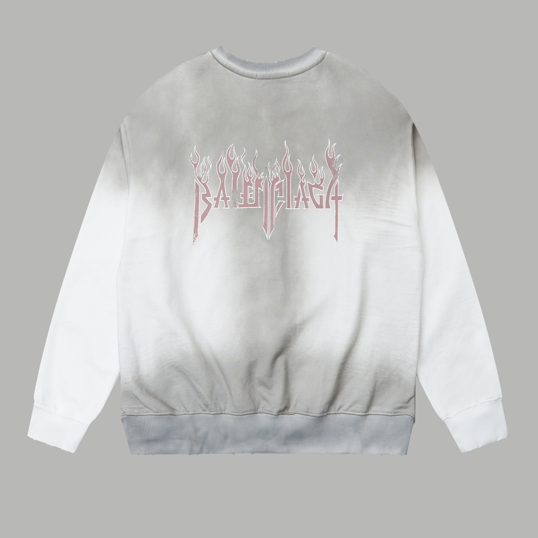 【BALENCIAGA 公式旗艦店】バレンシアガ 丸首の衛衣 スウェット ご好評に付き再入荷！241120