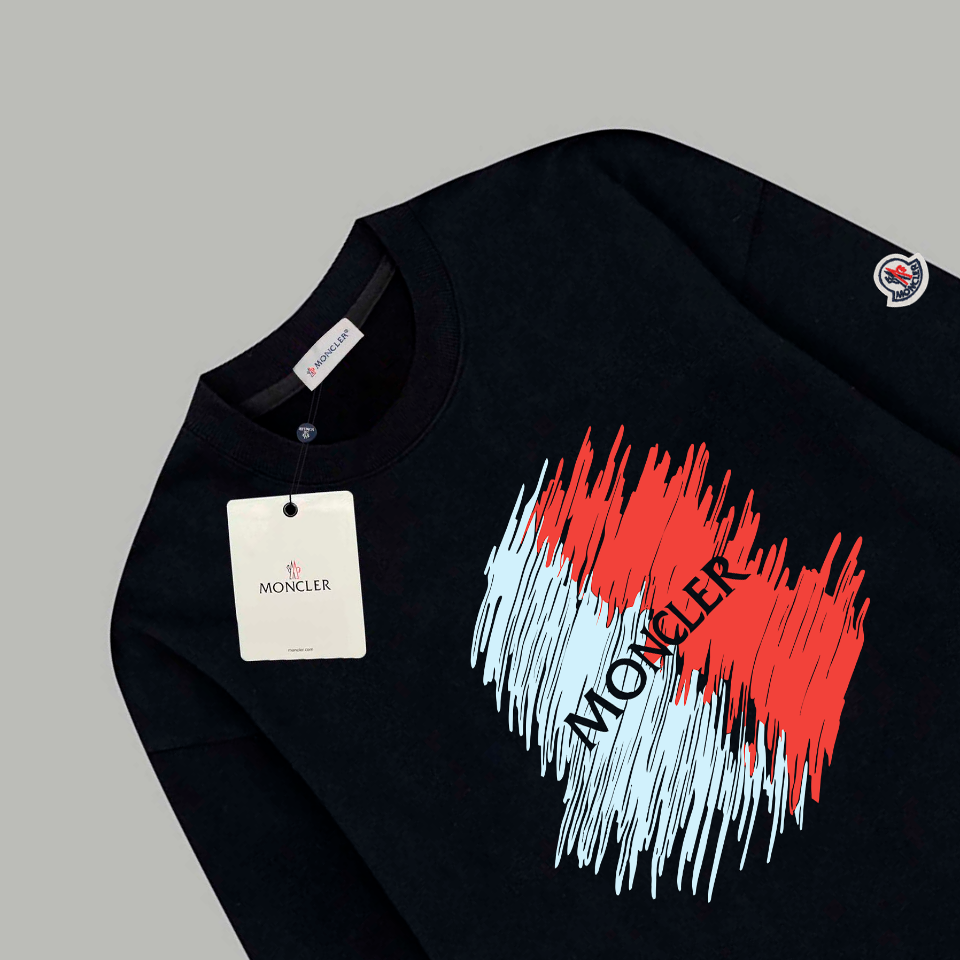 【MONCLER  公式旗艦店】モンクレール  丸首の衛衣 スウェット ご好評に付き再入荷！241120