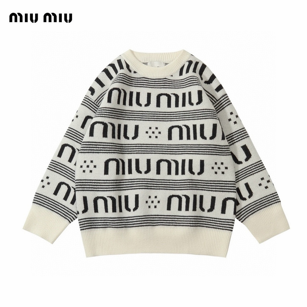 【Miumiu 公式旗艦店】ミュウミュウ  セーター好評に付き再入荷！ 241123