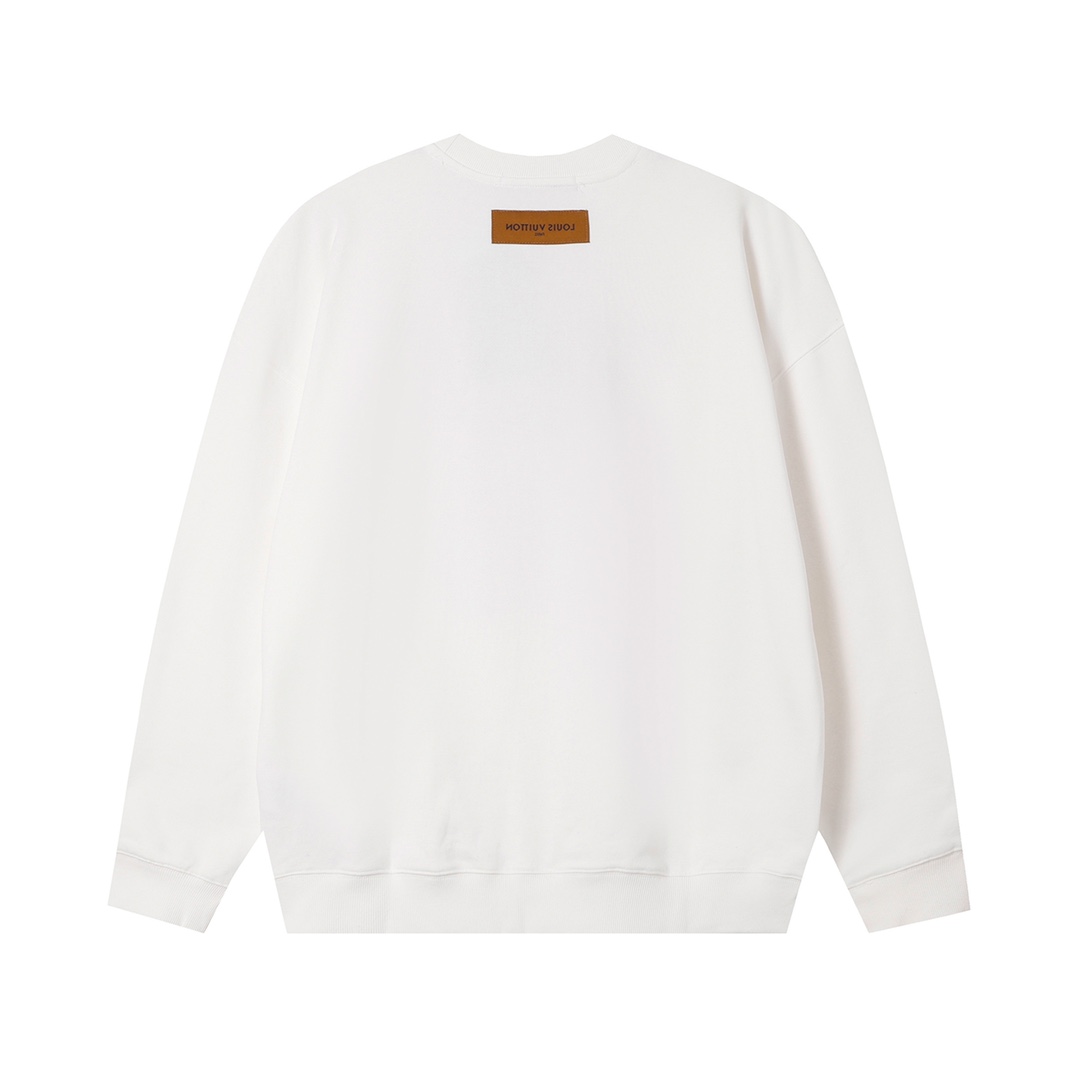 【LOUIS VUITTON  公式旗艦店】ルイヴィトン 丸首の衛衣 スウェット ご好評に付き再入荷 240808