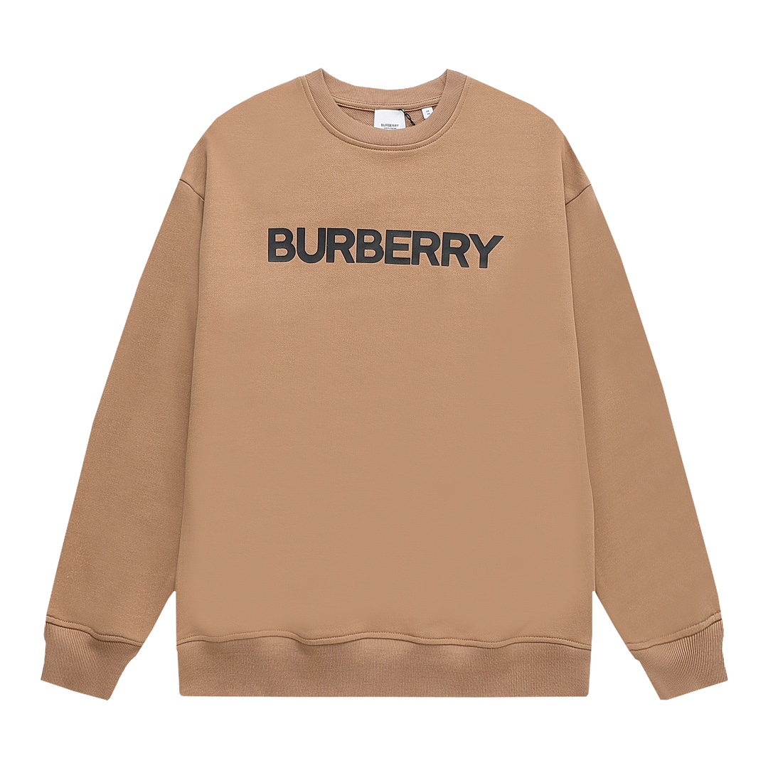 【BURBERRY 公式旗艦店】バーバリー  丸首の衛衣 スウェット ご好評に付き再入荷240829