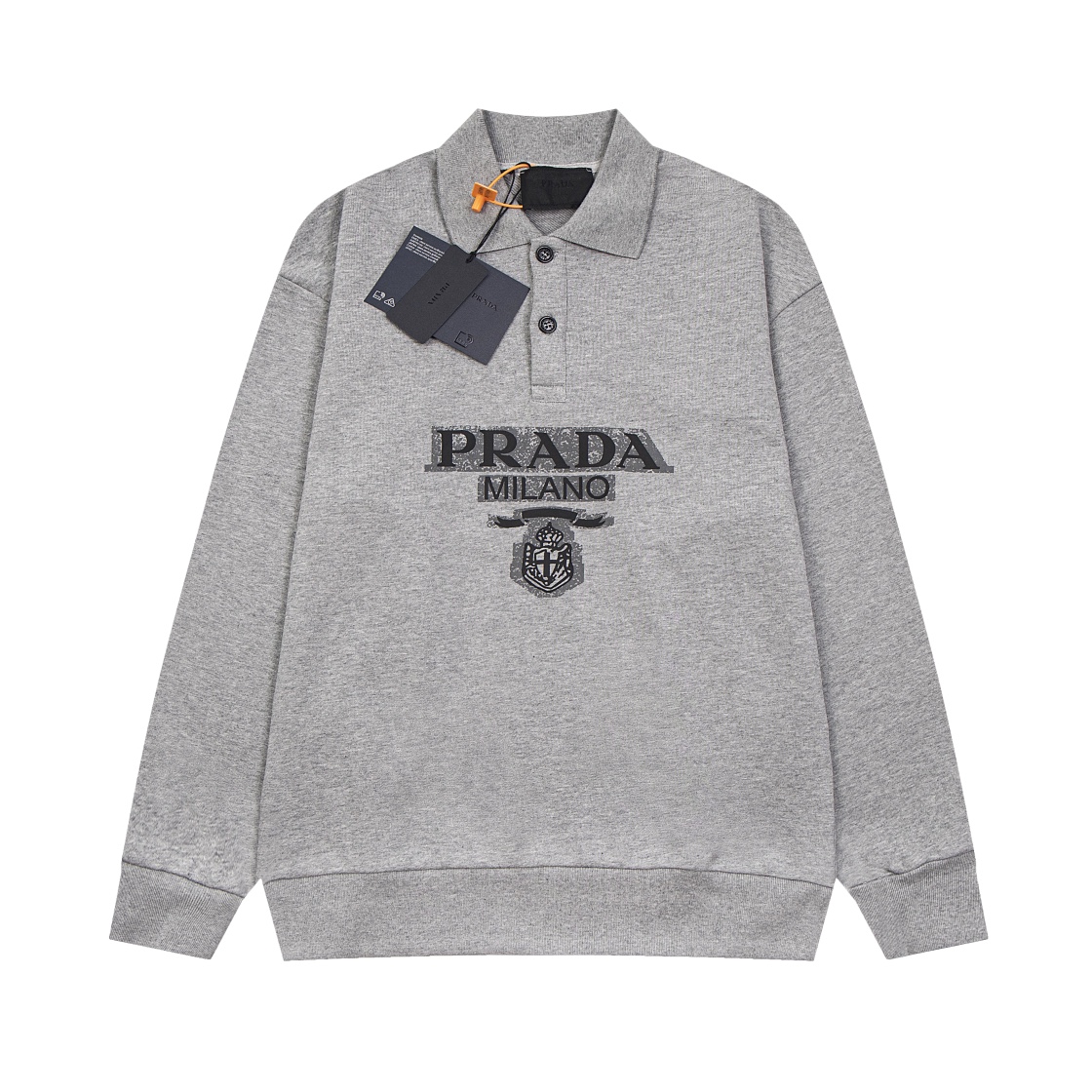 【PRADA 公式旗艦店】プラダ  開襟衛衣  スウェットご好評に付き再入荷    241113