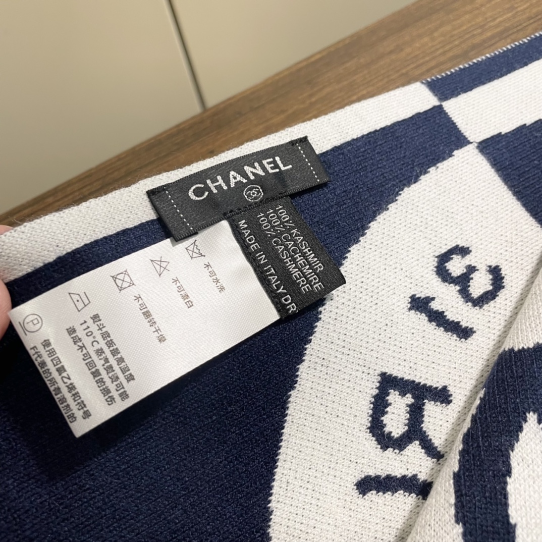 【CHANEL  シャネル 】スカーフ32*200CM 241107