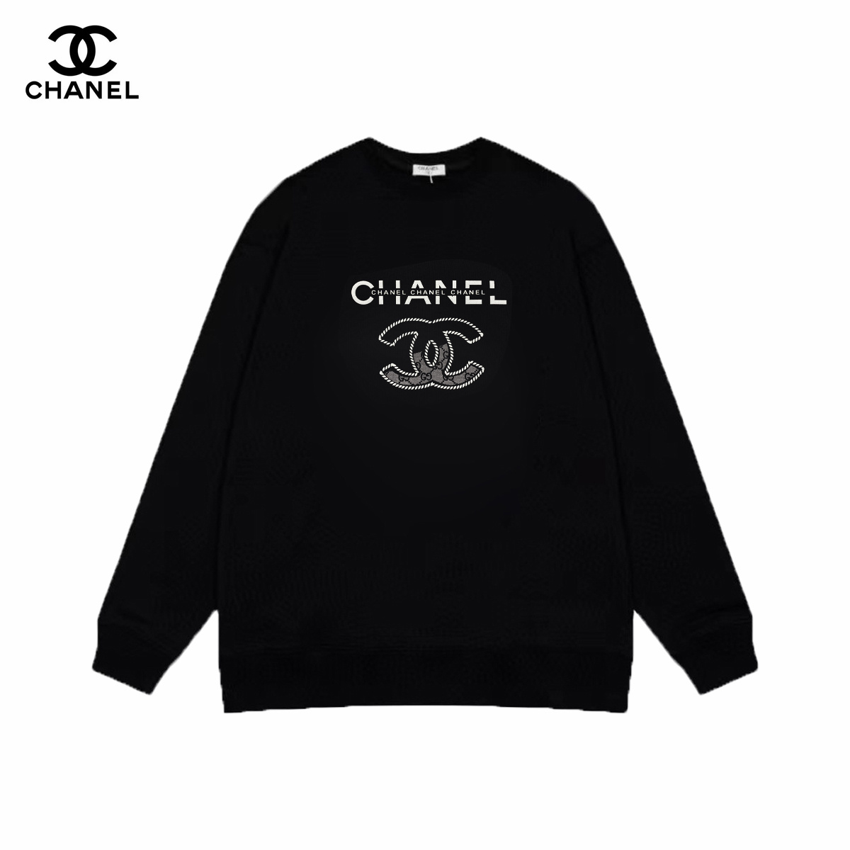 【CHANEL 公式旗艦店】シャネル  丸首の衛衣  スウェットご好評に付き再入荷！